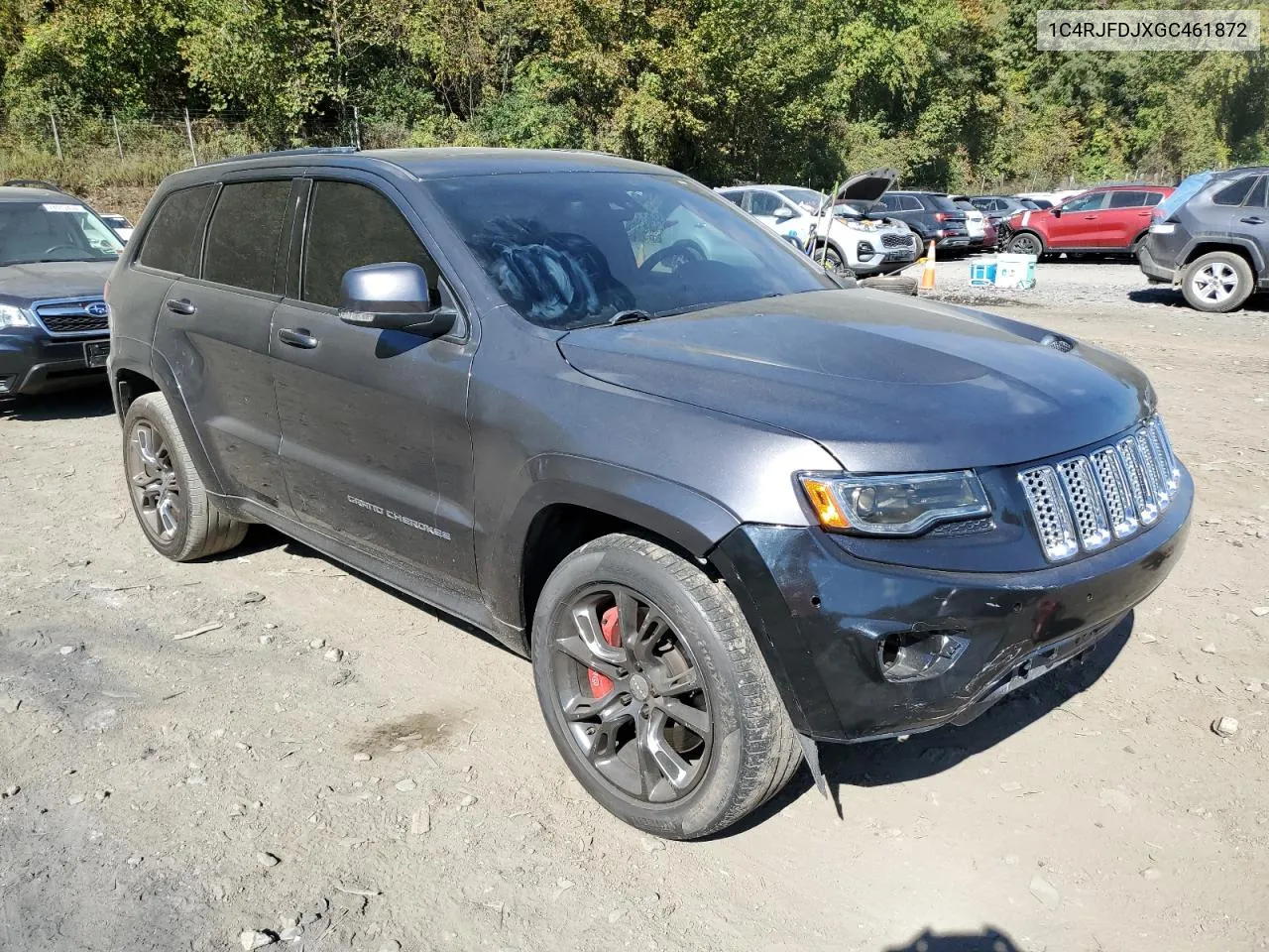 2016 Jeep Grand Cherokee Srt-8 VIN: 1C4RJFDJXGC461872 Lot: 75163444