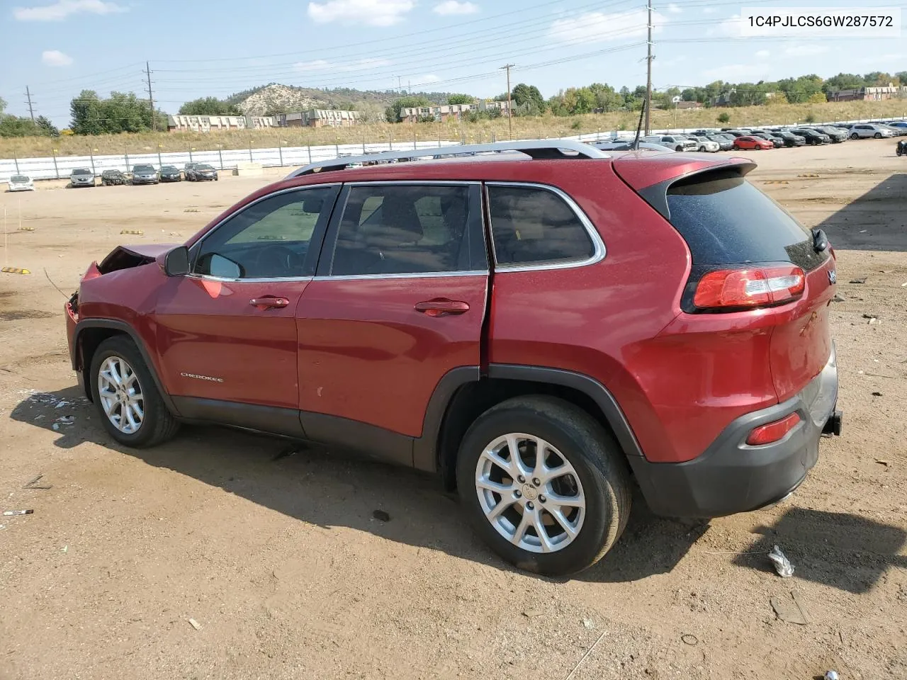 2016 Jeep Cherokee Latitude VIN: 1C4PJLCS6GW287572 Lot: 75277744