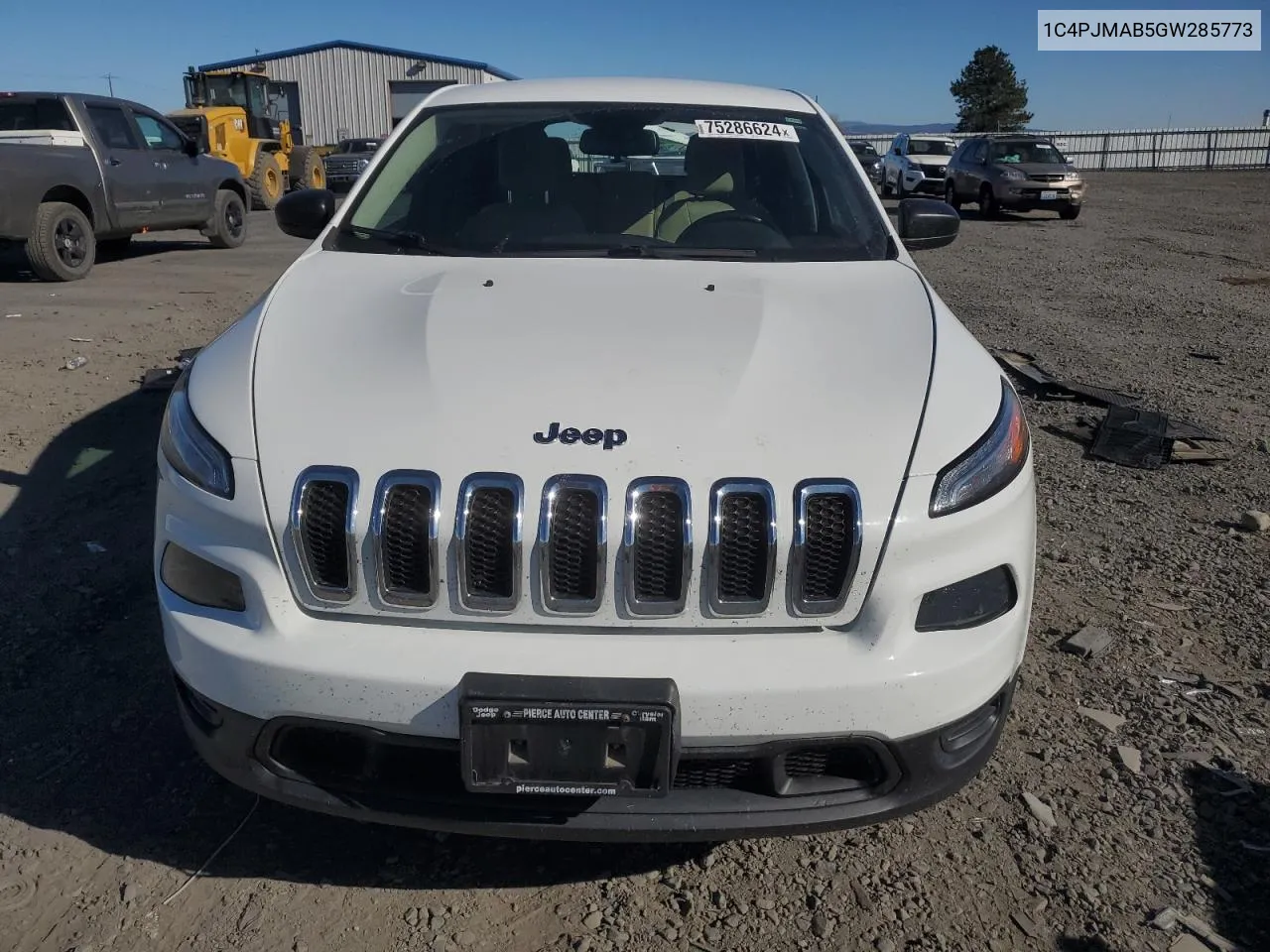 2016 Jeep Cherokee Sport VIN: 1C4PJMAB5GW285773 Lot: 75286624