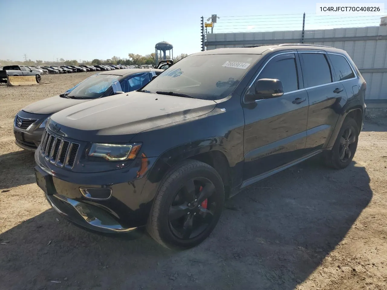 2016 Jeep Grand Cherokee Overland VIN: 1C4RJFCT7GC408226 Lot: 75689614