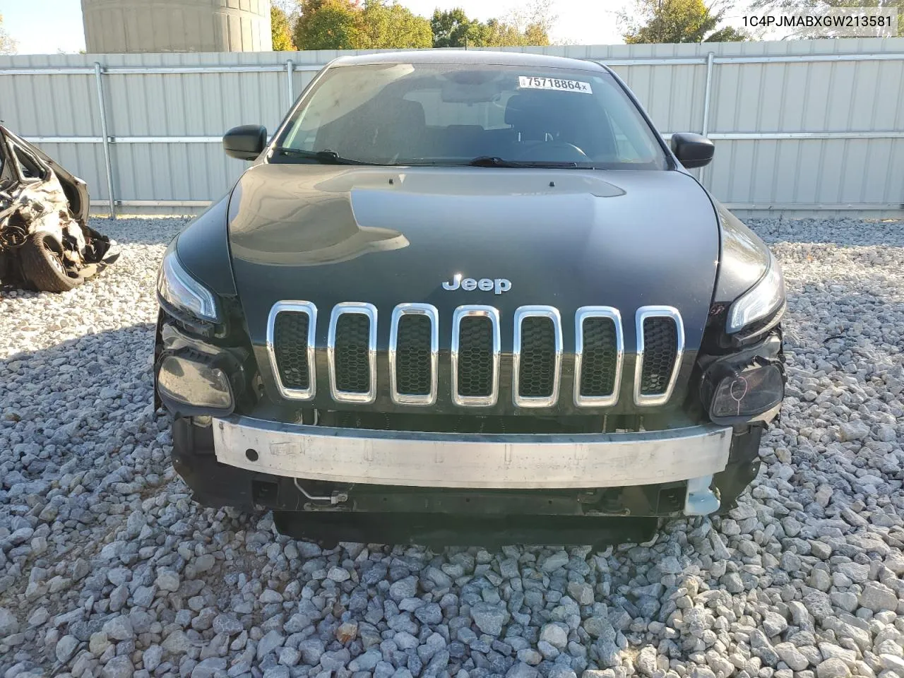 2016 Jeep Cherokee Sport VIN: 1C4PJMABXGW213581 Lot: 75718864