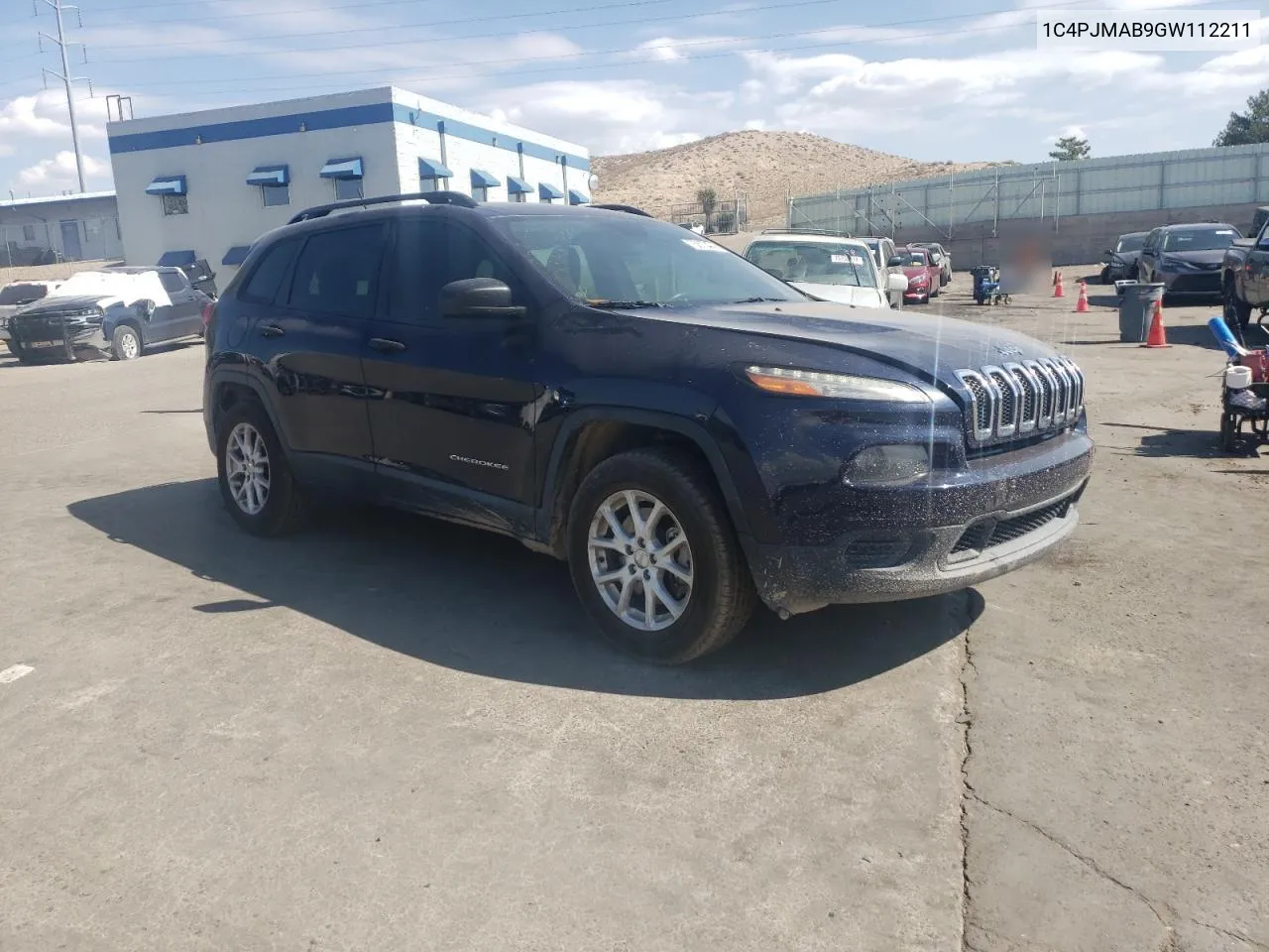 2016 Jeep Cherokee Sport VIN: 1C4PJMAB9GW112211 Lot: 75876444