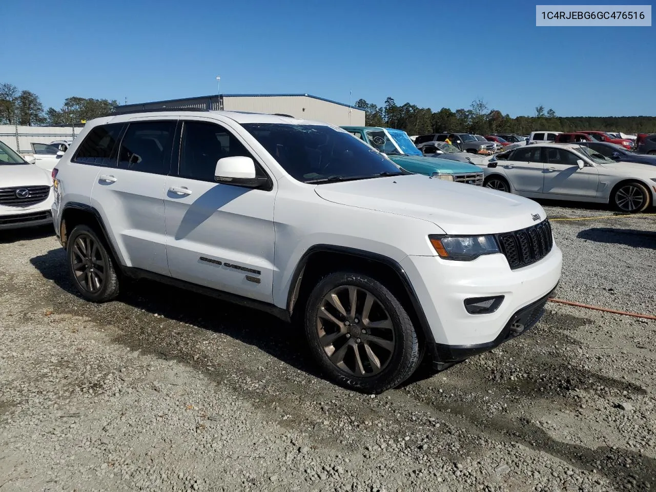 2016 Jeep Grand Cherokee Limited VIN: 1C4RJEBG6GC476516 Lot: 75912084