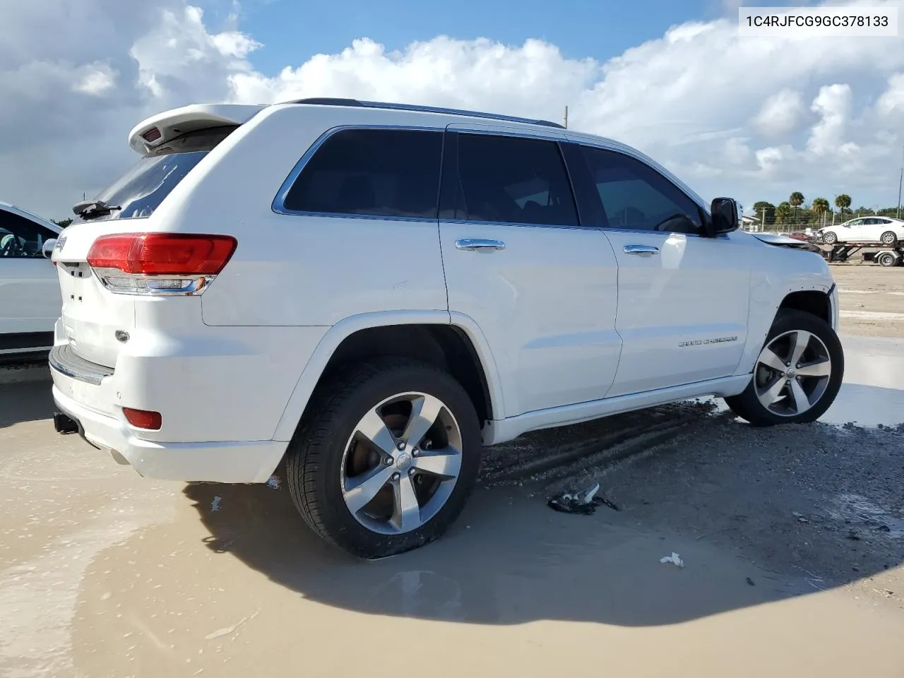 2016 Jeep Grand Cherokee Overland VIN: 1C4RJFCG9GC378133 Lot: 75956834