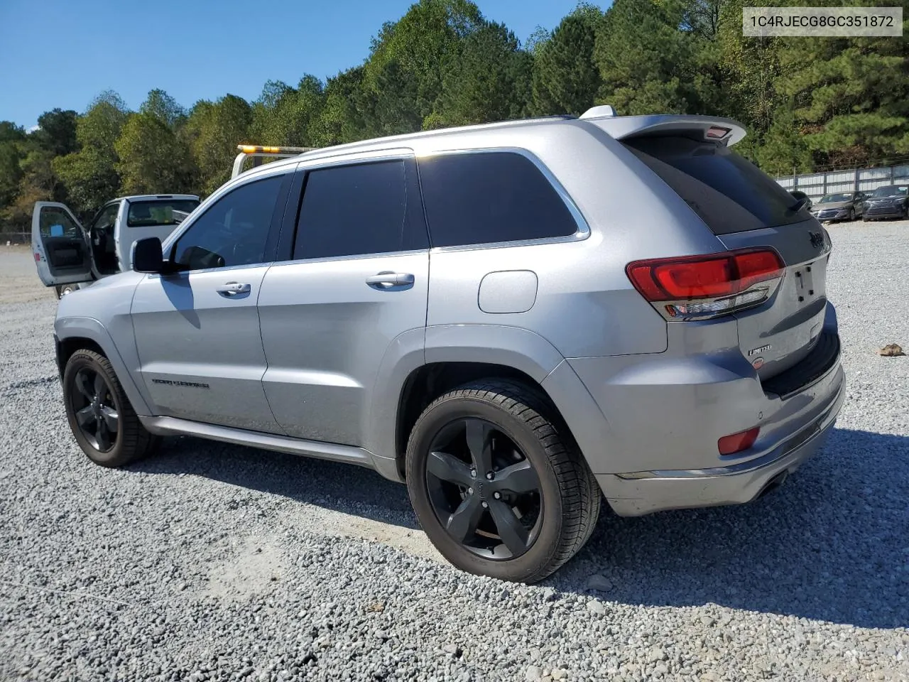 2016 Jeep Grand Cherokee Overland VIN: 1C4RJECG8GC351872 Lot: 75978654