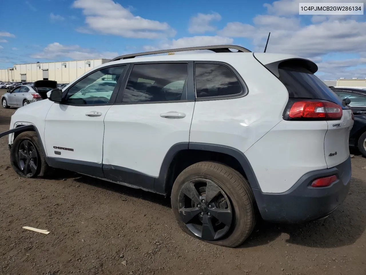 2016 Jeep Cherokee Latitude VIN: 1C4PJMCB2GW286134 Lot: 75984674