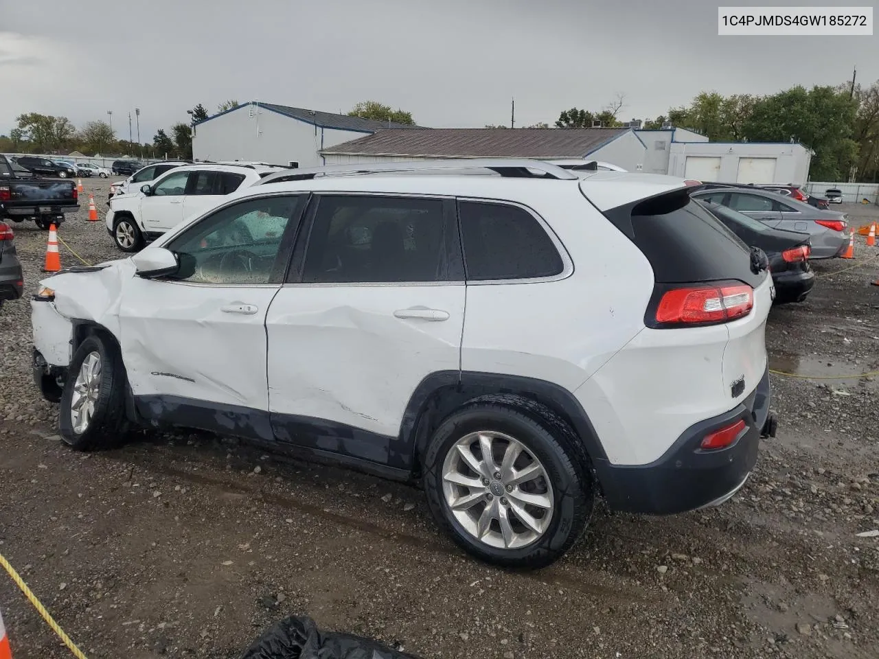 2016 Jeep Cherokee Limited VIN: 1C4PJMDS4GW185272 Lot: 76172064