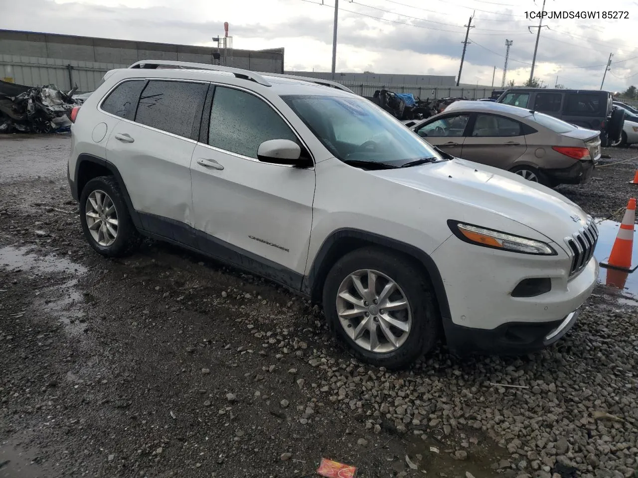 2016 Jeep Cherokee Limited VIN: 1C4PJMDS4GW185272 Lot: 76172064