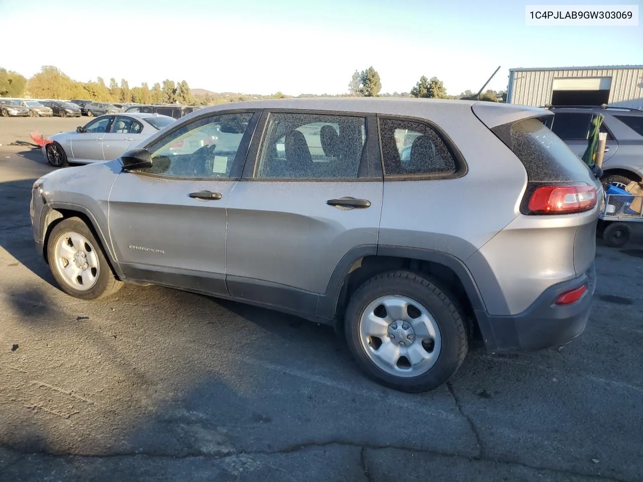 2016 Jeep Cherokee Sport VIN: 1C4PJLAB9GW303069 Lot: 76208314