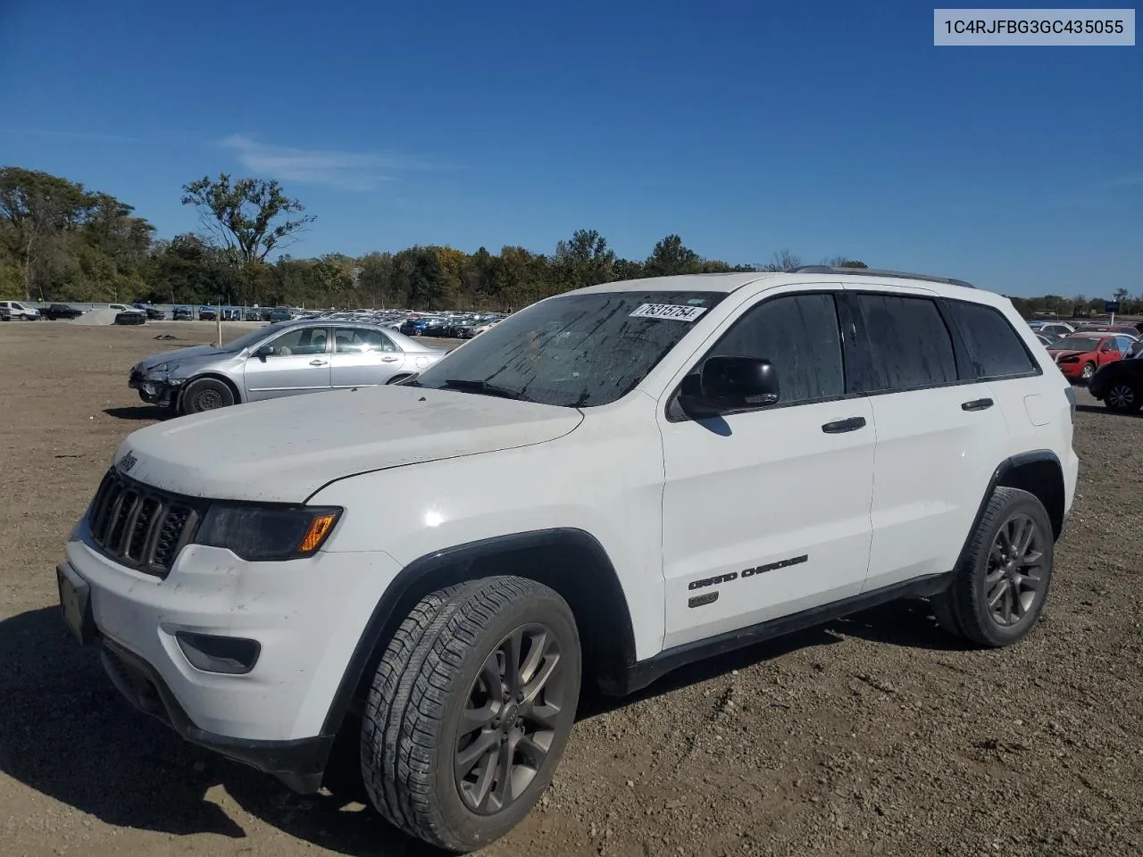 2016 Jeep Grand Cherokee Limited VIN: 1C4RJFBG3GC435055 Lot: 76315754