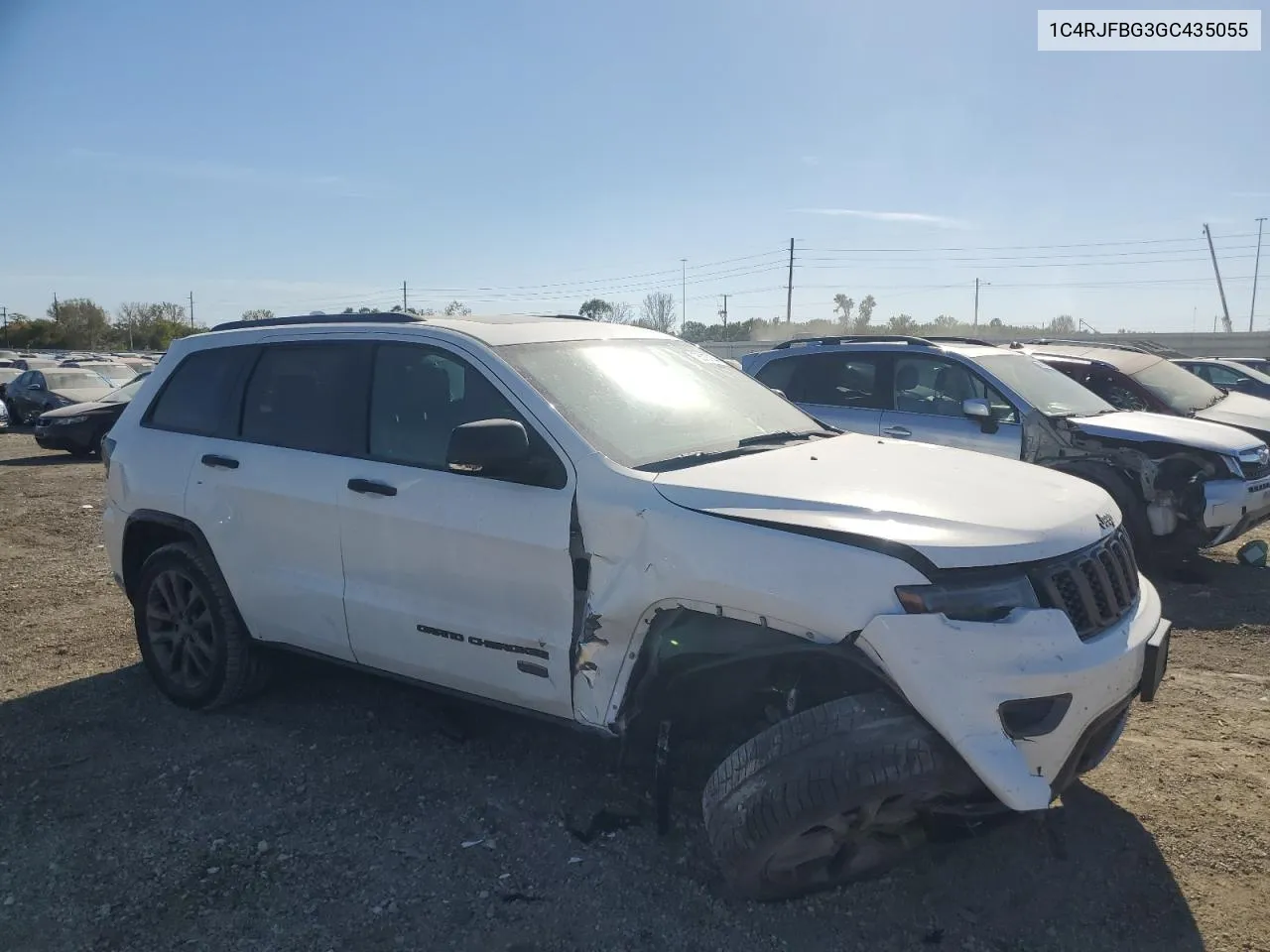 2016 Jeep Grand Cherokee Limited VIN: 1C4RJFBG3GC435055 Lot: 76315754