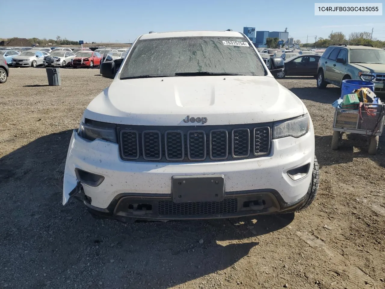 2016 Jeep Grand Cherokee Limited VIN: 1C4RJFBG3GC435055 Lot: 76315754