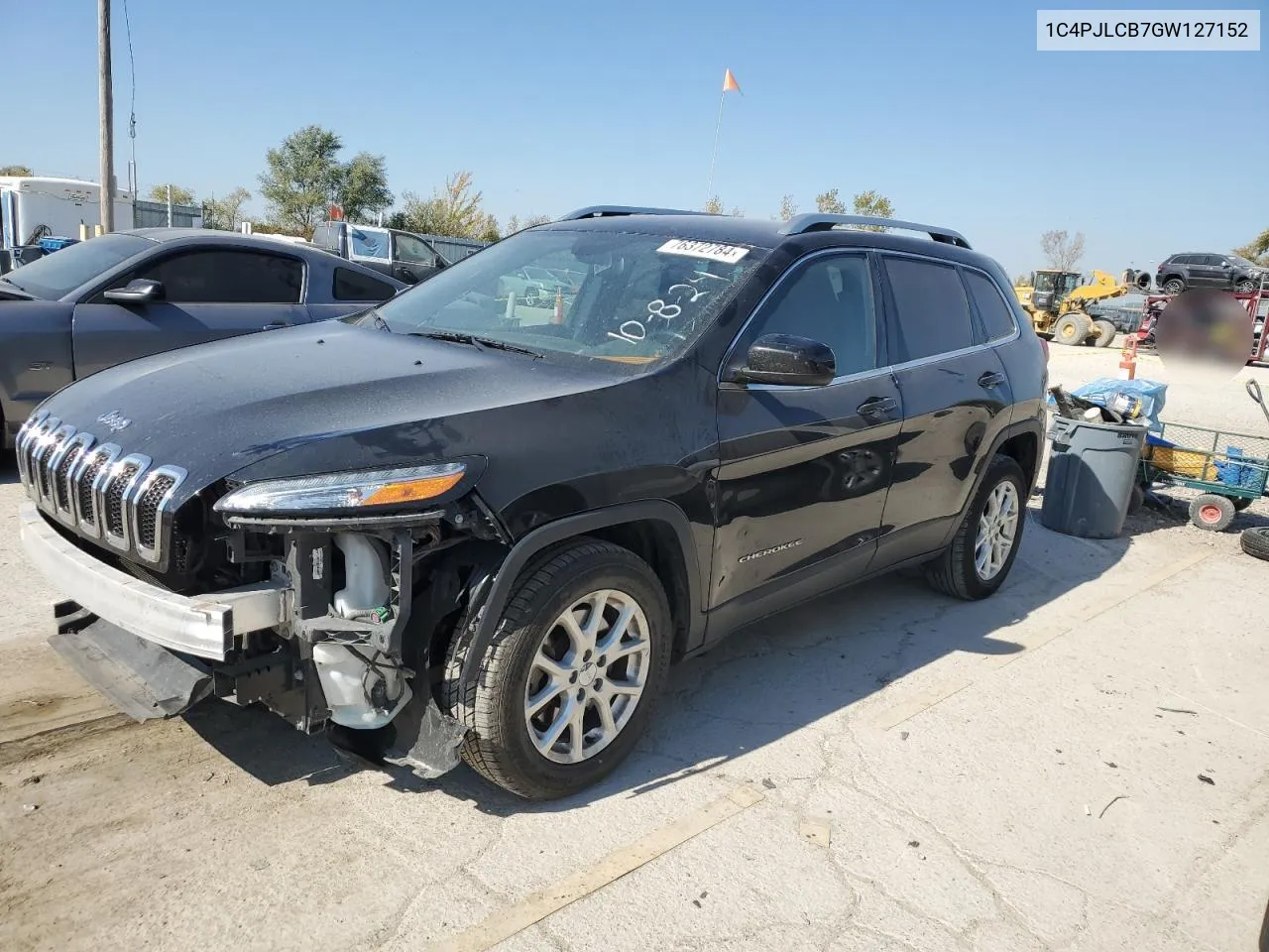 2016 Jeep Cherokee Latitude VIN: 1C4PJLCB7GW127152 Lot: 76372784