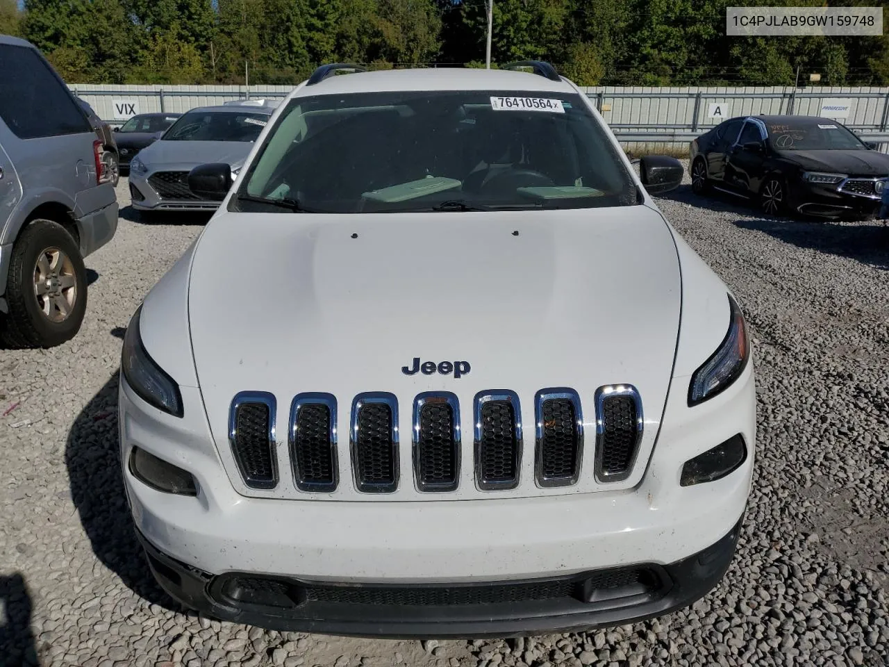 2016 Jeep Cherokee Sport VIN: 1C4PJLAB9GW159748 Lot: 76410564