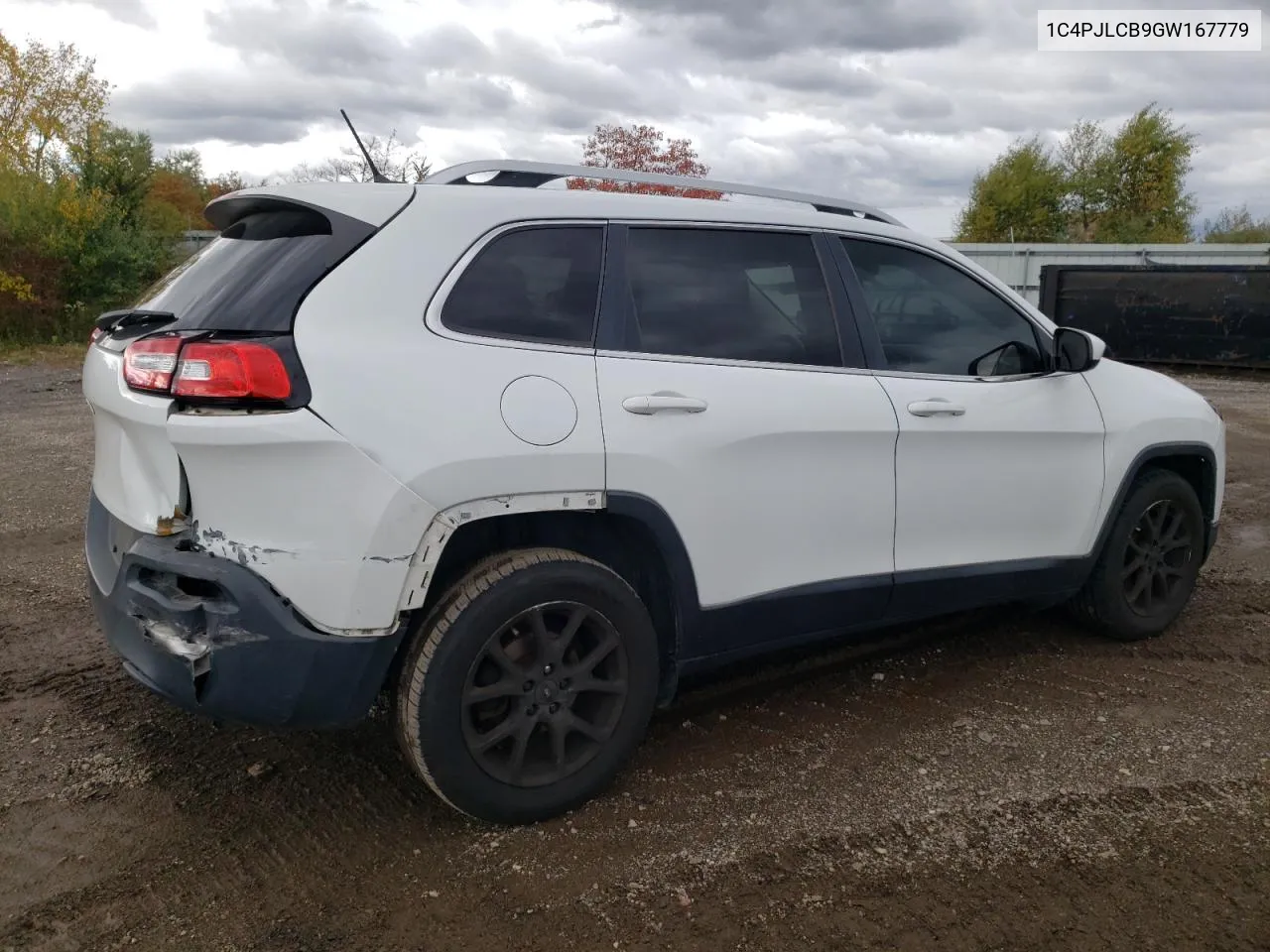 2016 Jeep Cherokee Latitude VIN: 1C4PJLCB9GW167779 Lot: 76467214