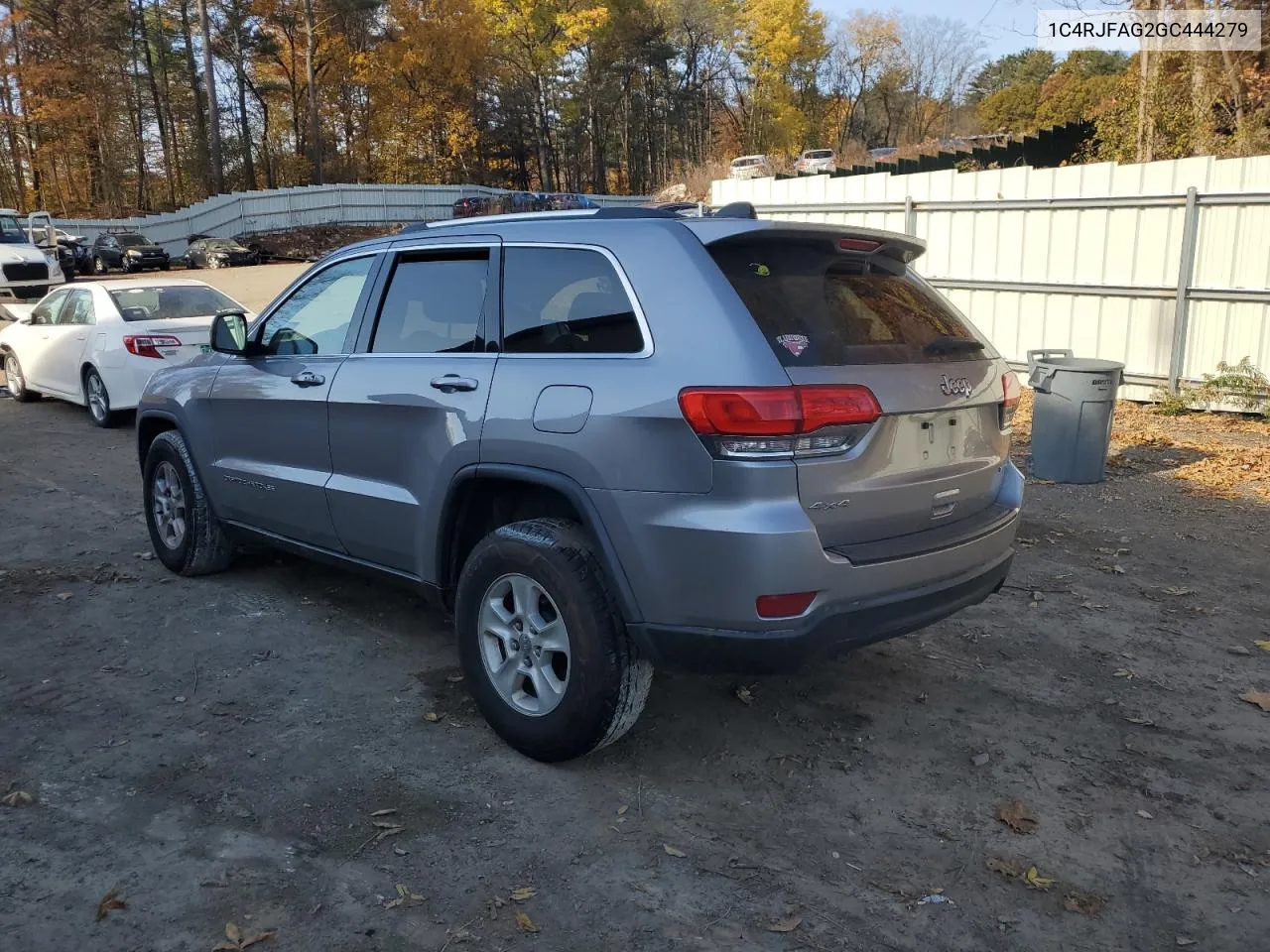 2016 Jeep Grand Cherokee Laredo VIN: 1C4RJFAG2GC444279 Lot: 76532994