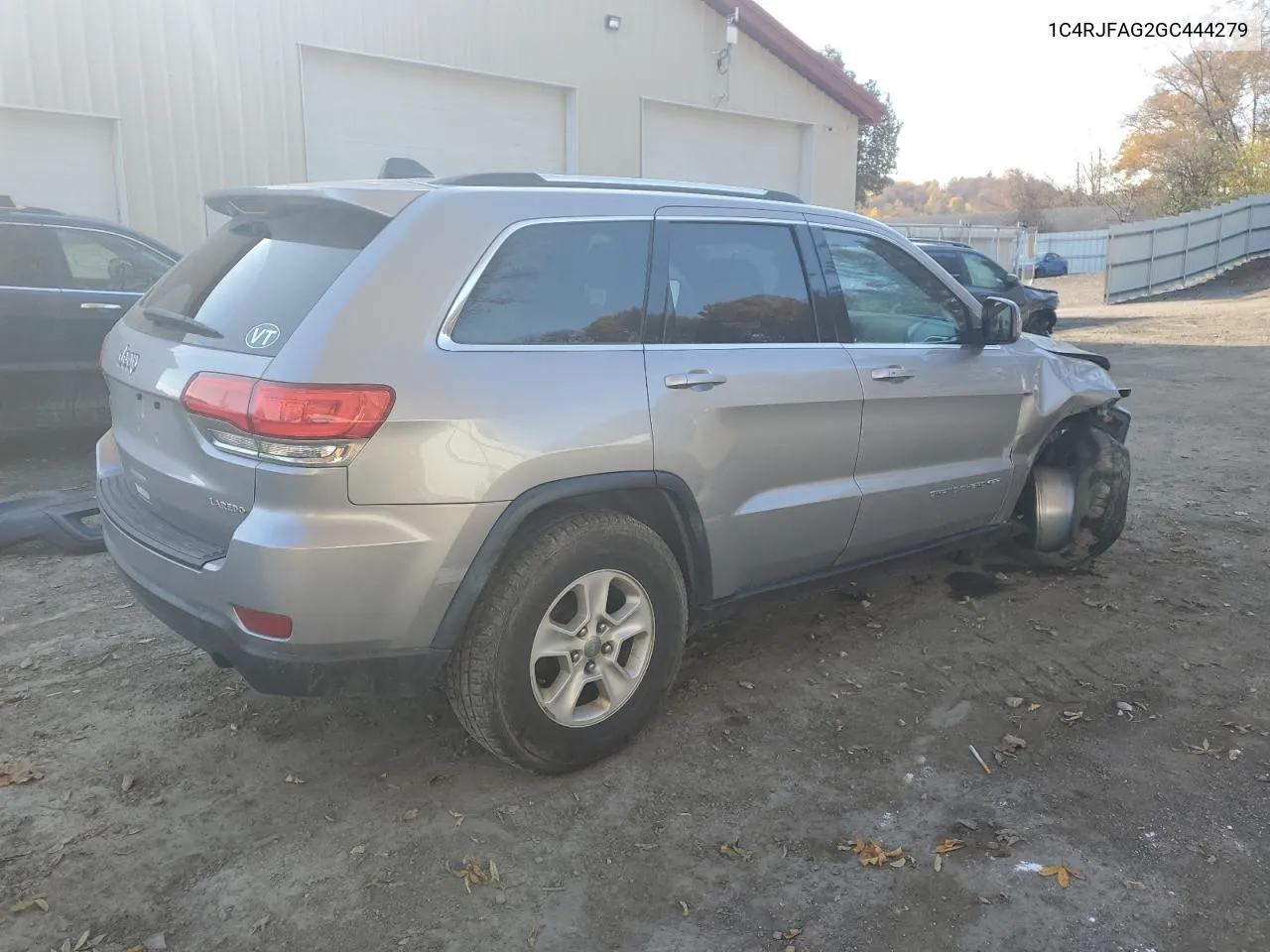 2016 Jeep Grand Cherokee Laredo VIN: 1C4RJFAG2GC444279 Lot: 76532994