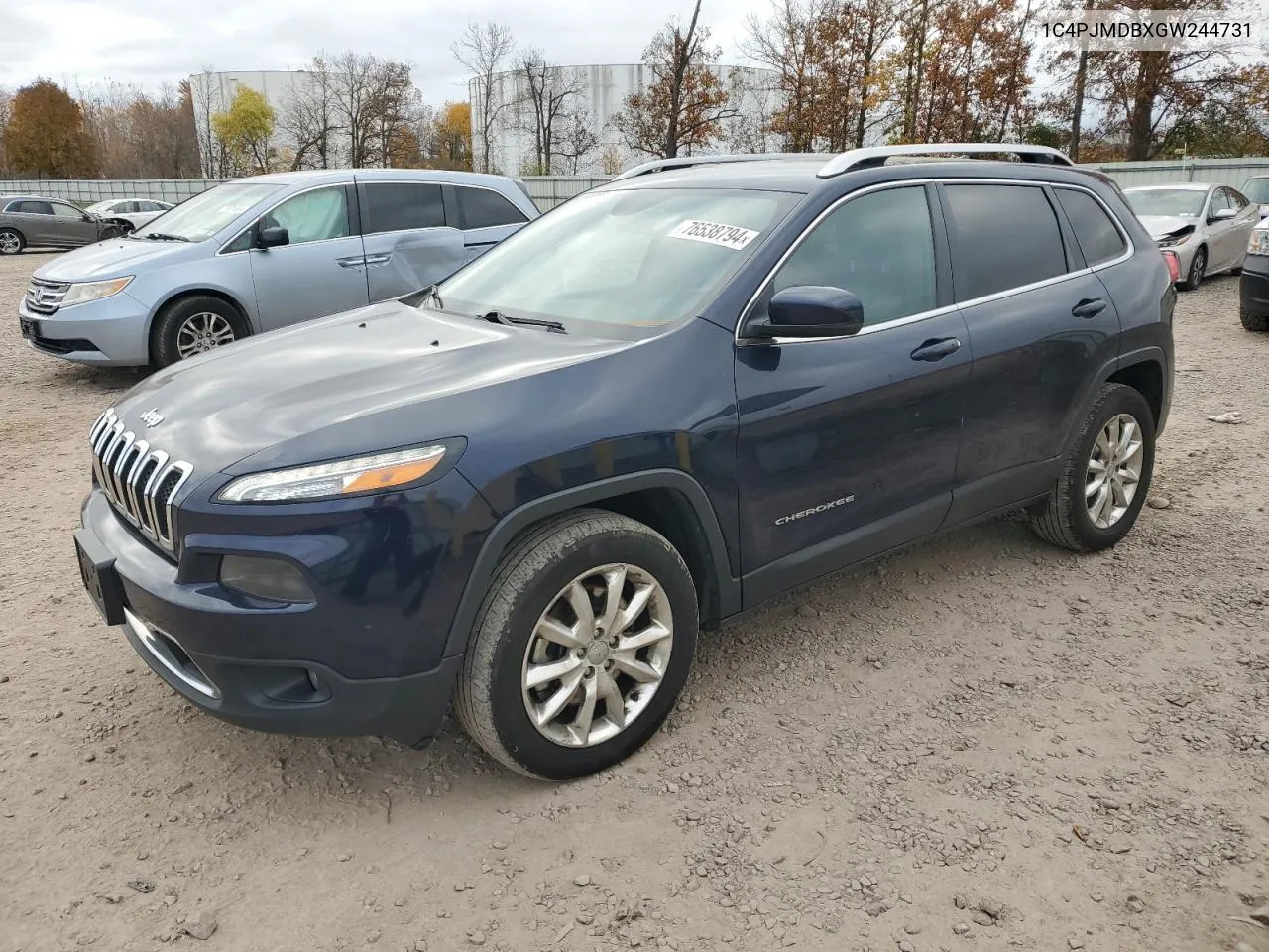 1C4PJMDBXGW244731 2016 Jeep Cherokee Limited