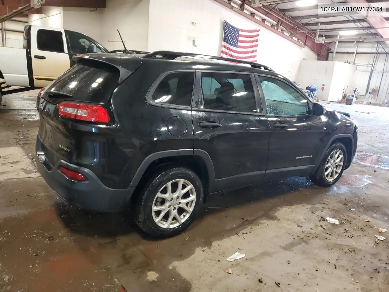 2016 Jeep Cherokee Sport VIN: 1C4PJLAB1GW177354 Lot: 76617114