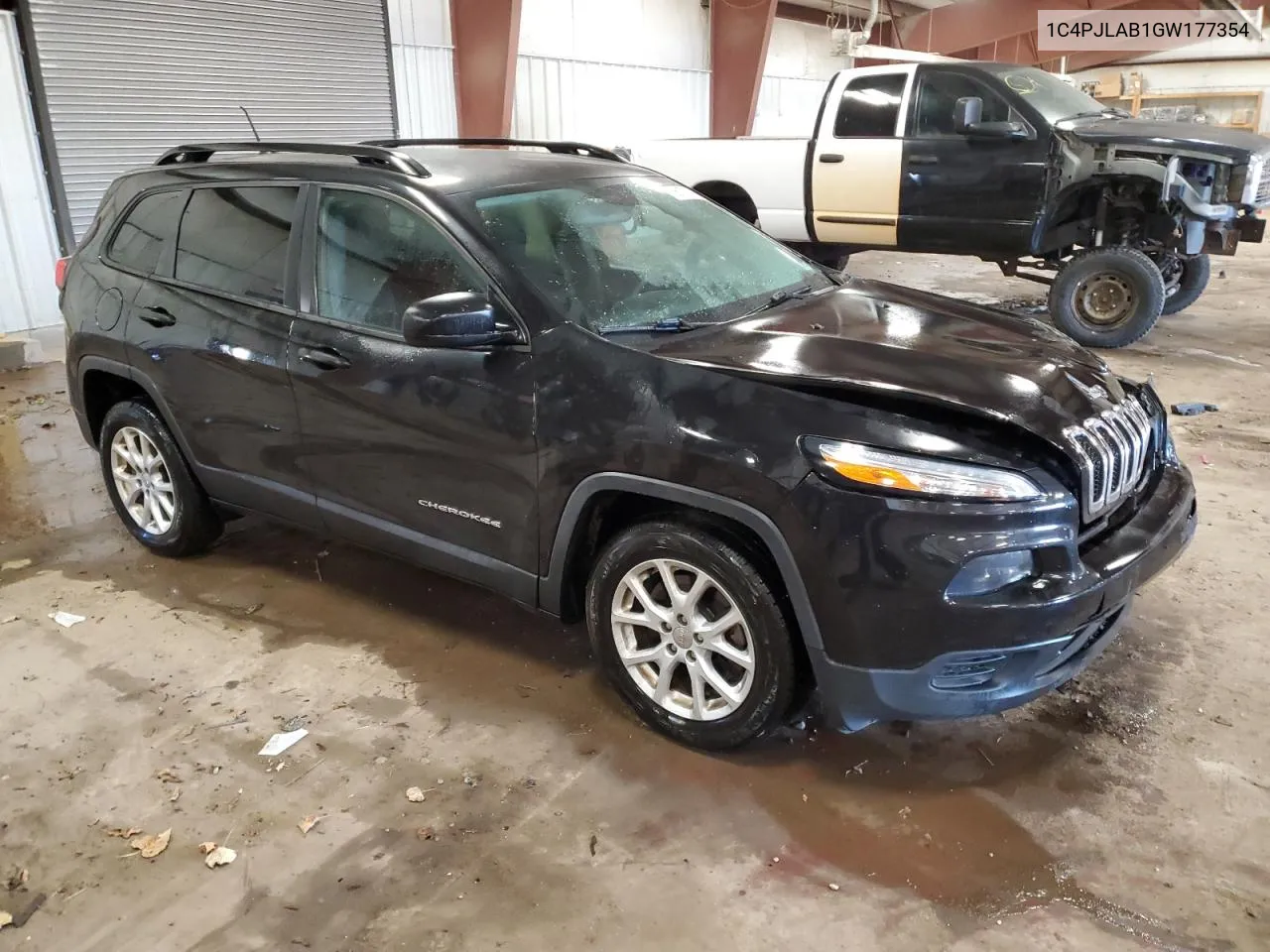 2016 Jeep Cherokee Sport VIN: 1C4PJLAB1GW177354 Lot: 76617114