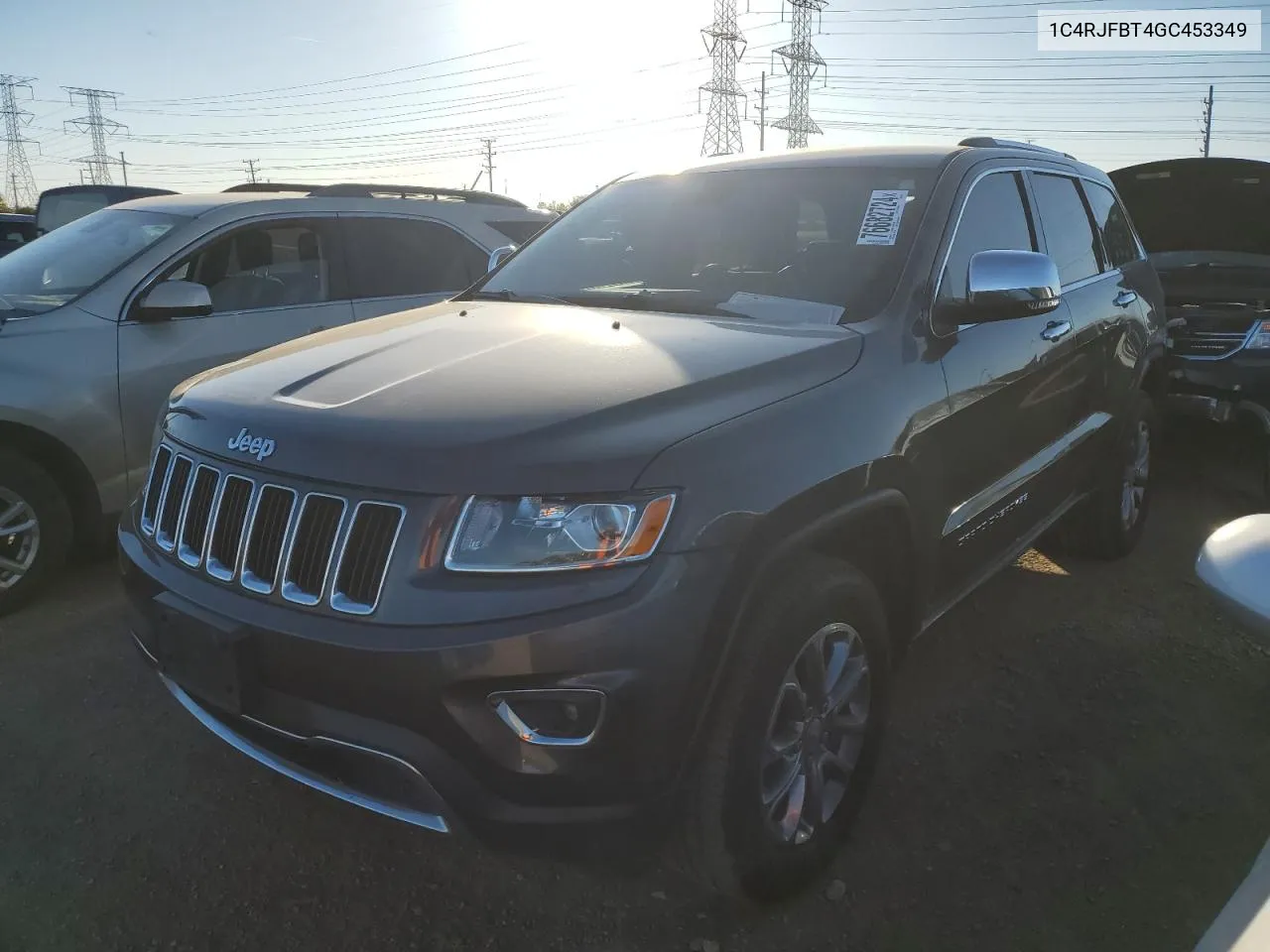 2016 Jeep Grand Cherokee Limited VIN: 1C4RJFBT4GC453349 Lot: 76682724