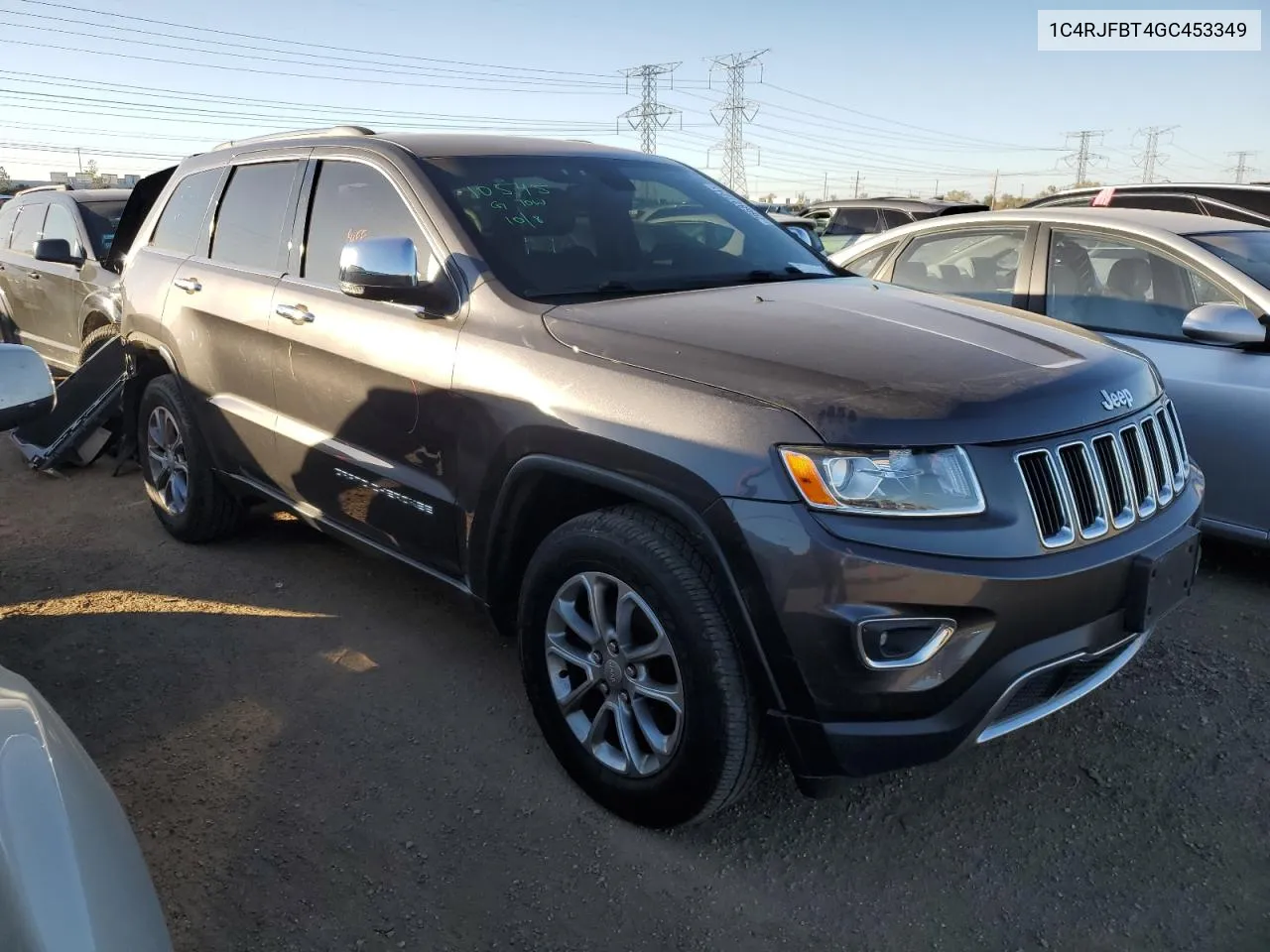 2016 Jeep Grand Cherokee Limited VIN: 1C4RJFBT4GC453349 Lot: 76682724