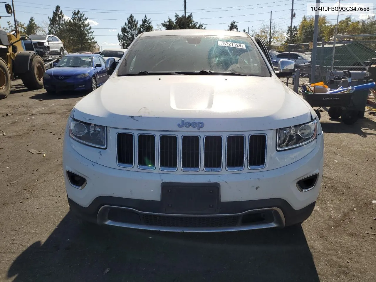 2016 Jeep Grand Cherokee Limited VIN: 1C4RJFBG9GC347658 Lot: 76727124