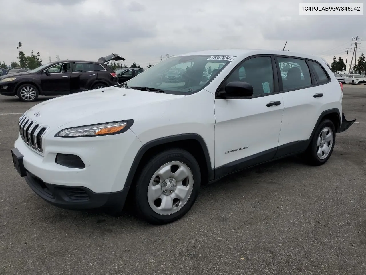 2016 Jeep Cherokee Sport VIN: 1C4PJLAB9GW346942 Lot: 76787084