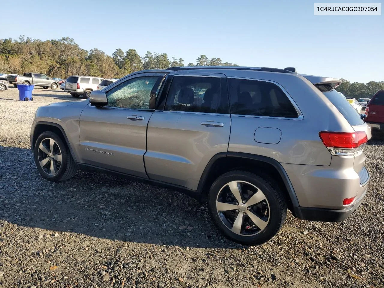 2016 Jeep Grand Cherokee Laredo VIN: 1C4RJEAG3GC307054 Lot: 76817894