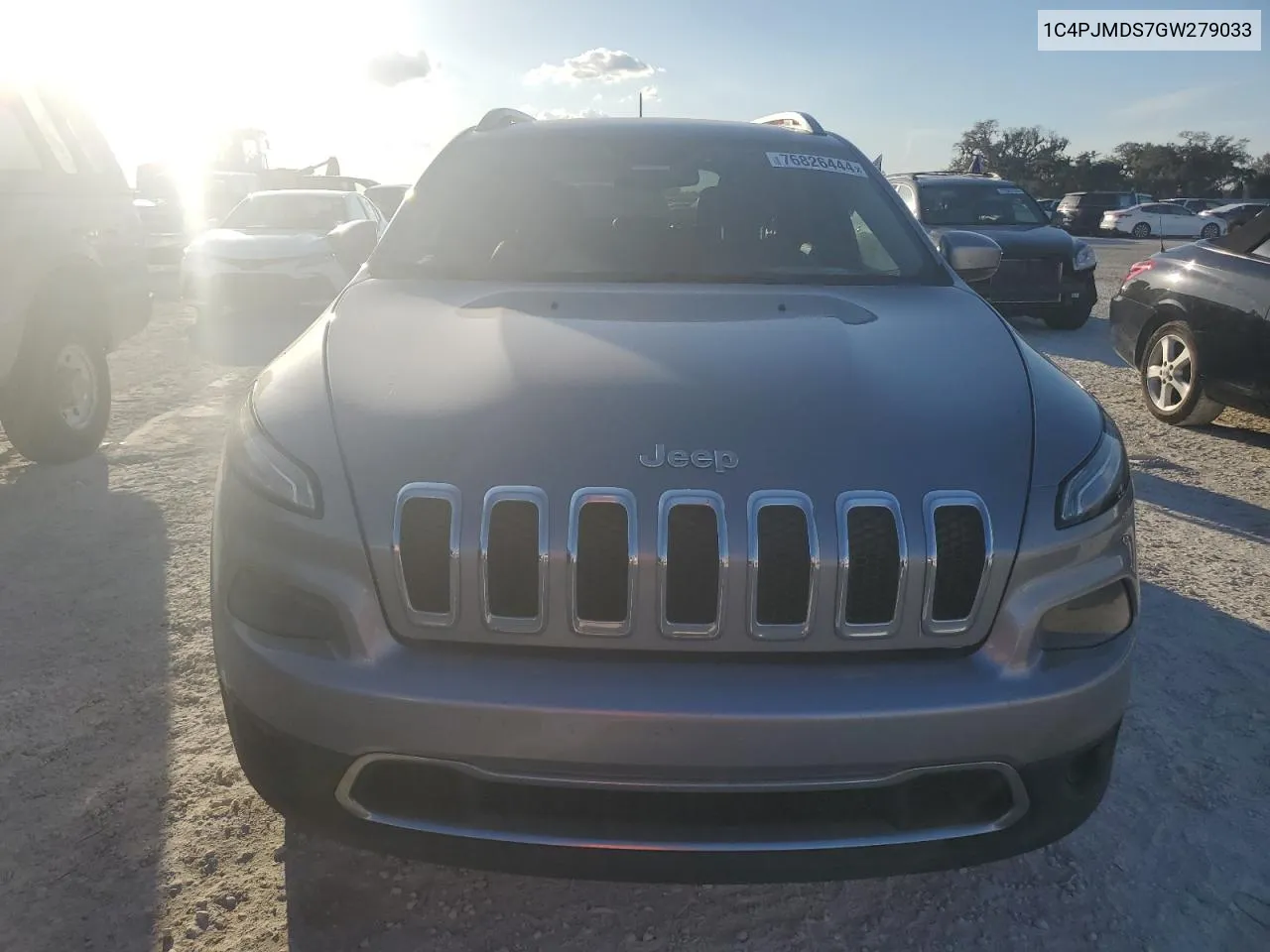 2016 Jeep Cherokee Limited VIN: 1C4PJMDS7GW279033 Lot: 76826444