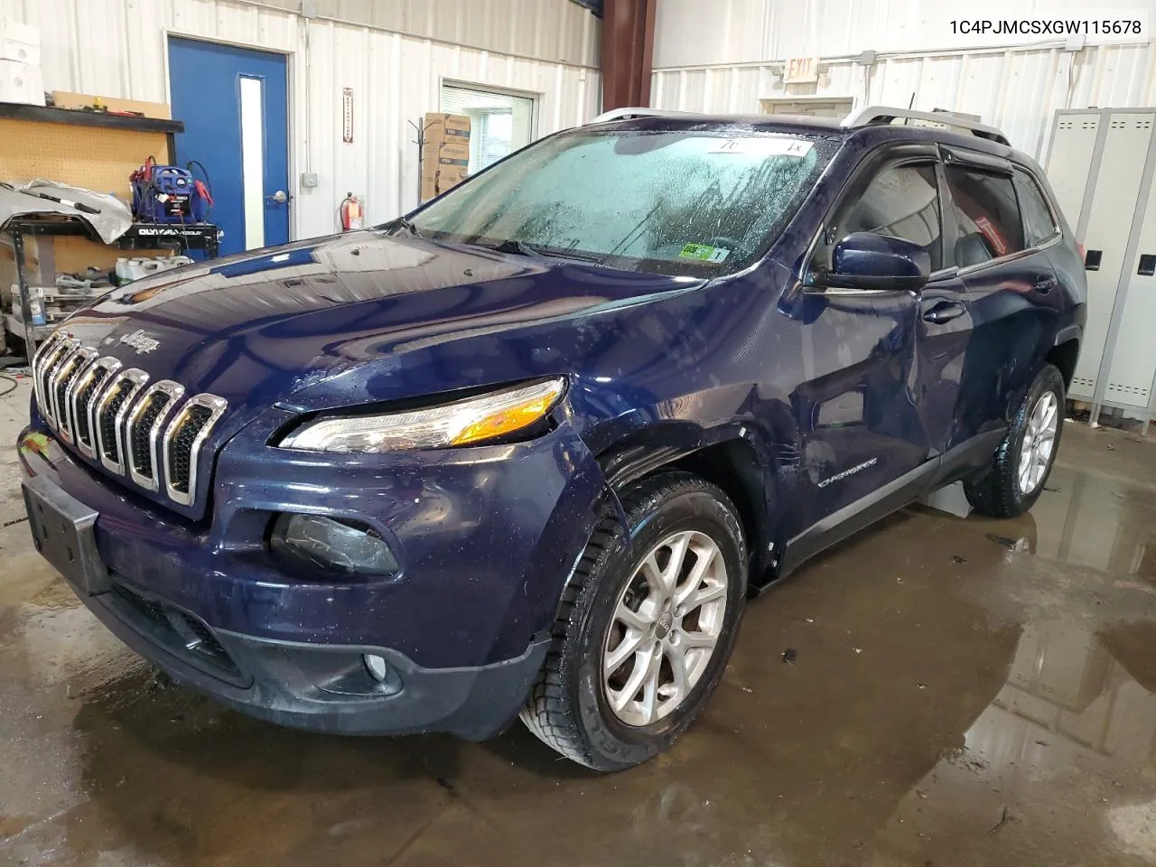 2016 Jeep Cherokee Latitude VIN: 1C4PJMCSXGW115678 Lot: 76872014