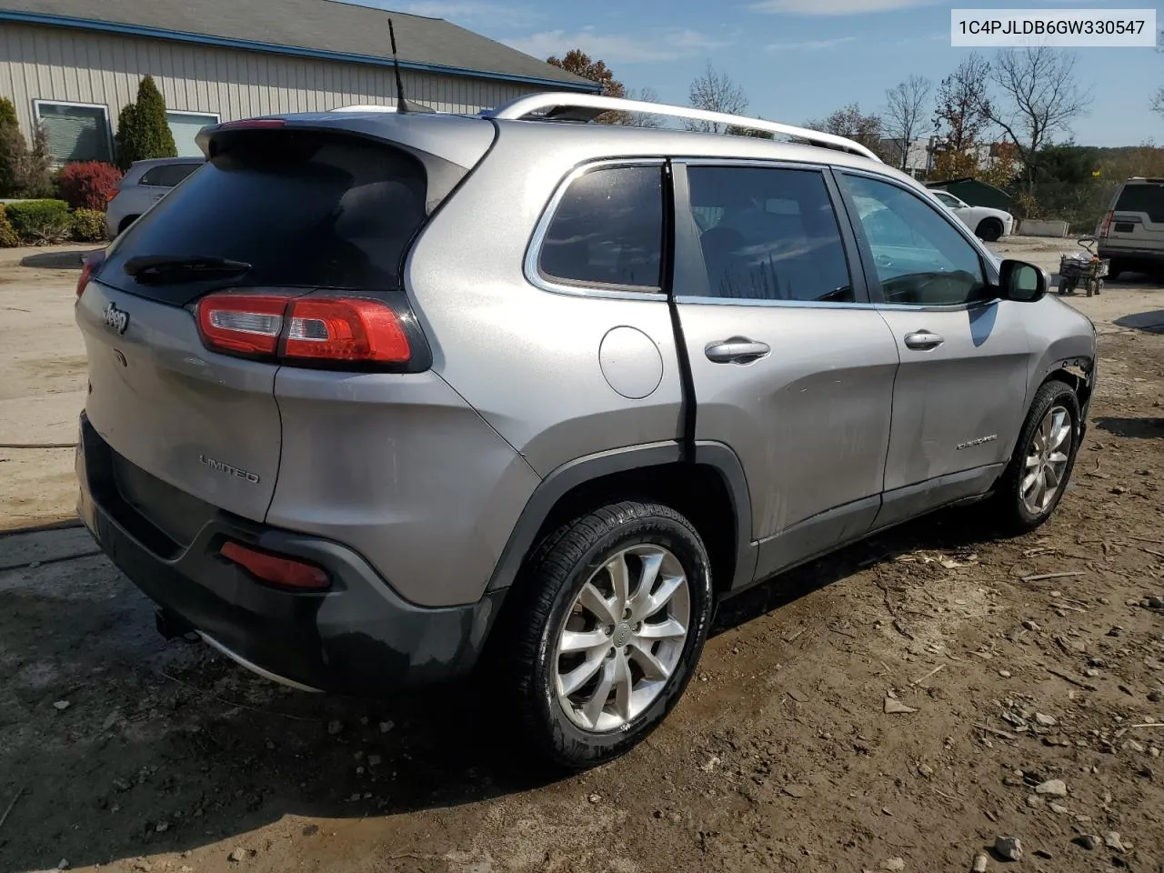 2016 Jeep Cherokee Limited VIN: 1C4PJLDB6GW330547 Lot: 76917614