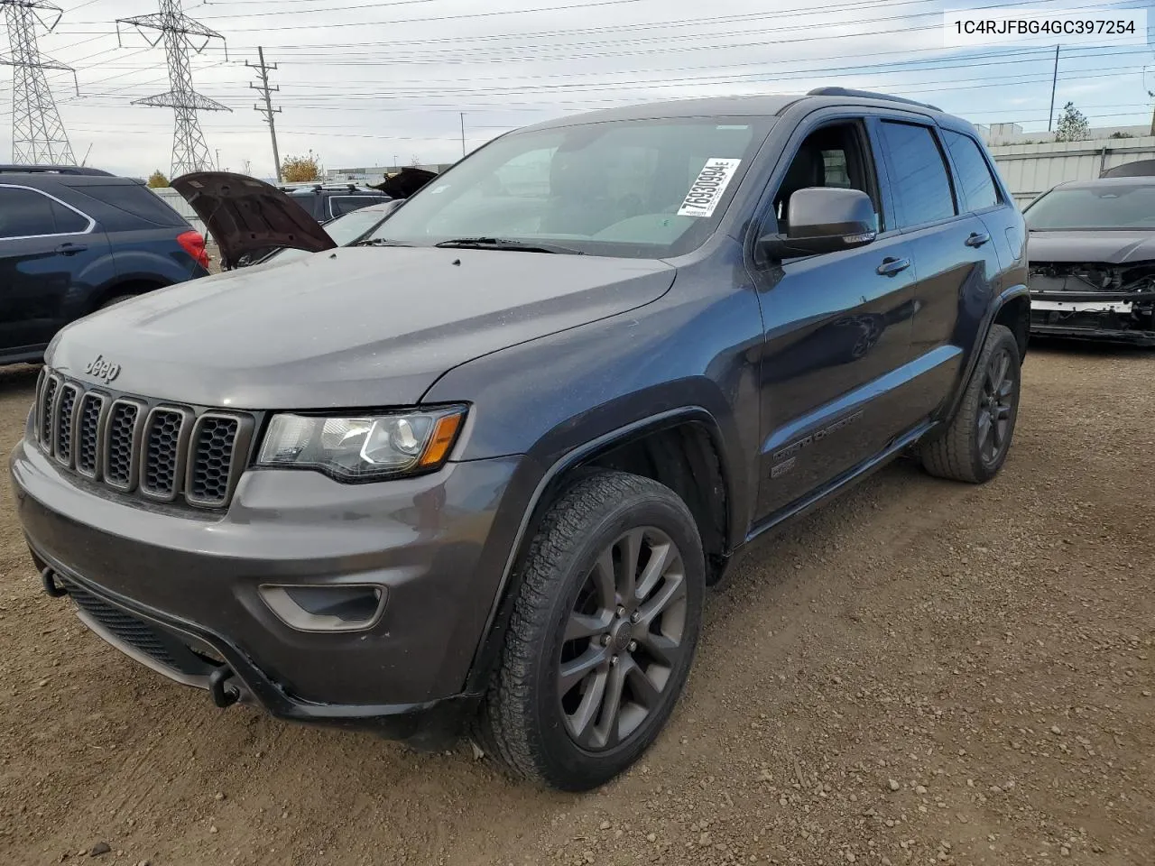 2016 Jeep Grand Cherokee Limited VIN: 1C4RJFBG4GC397254 Lot: 76930994