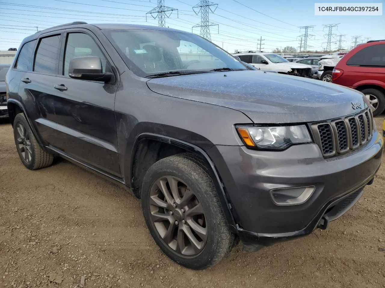 2016 Jeep Grand Cherokee Limited VIN: 1C4RJFBG4GC397254 Lot: 76930994