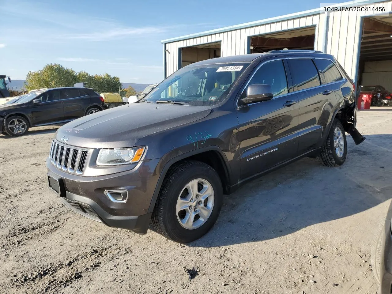 2016 Jeep Grand Cherokee Laredo VIN: 1C4RJFAG2GC414456 Lot: 76951354