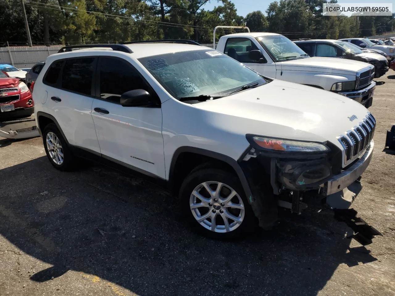 2016 Jeep Cherokee Sport VIN: 1C4PJLAB5GW159505 Lot: 76983694