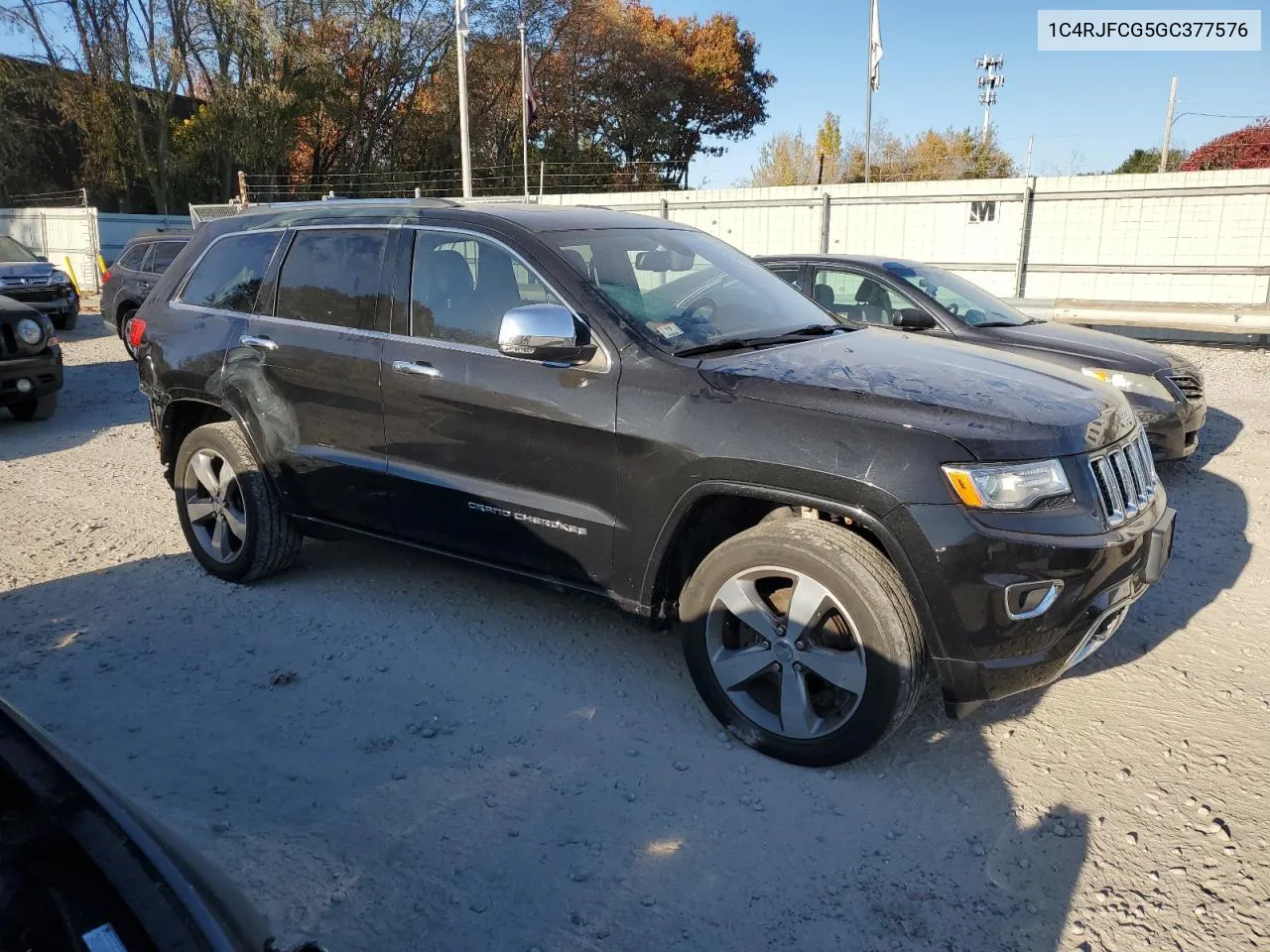 2016 Jeep Grand Cherokee Overland VIN: 1C4RJFCG5GC377576 Lot: 76985804