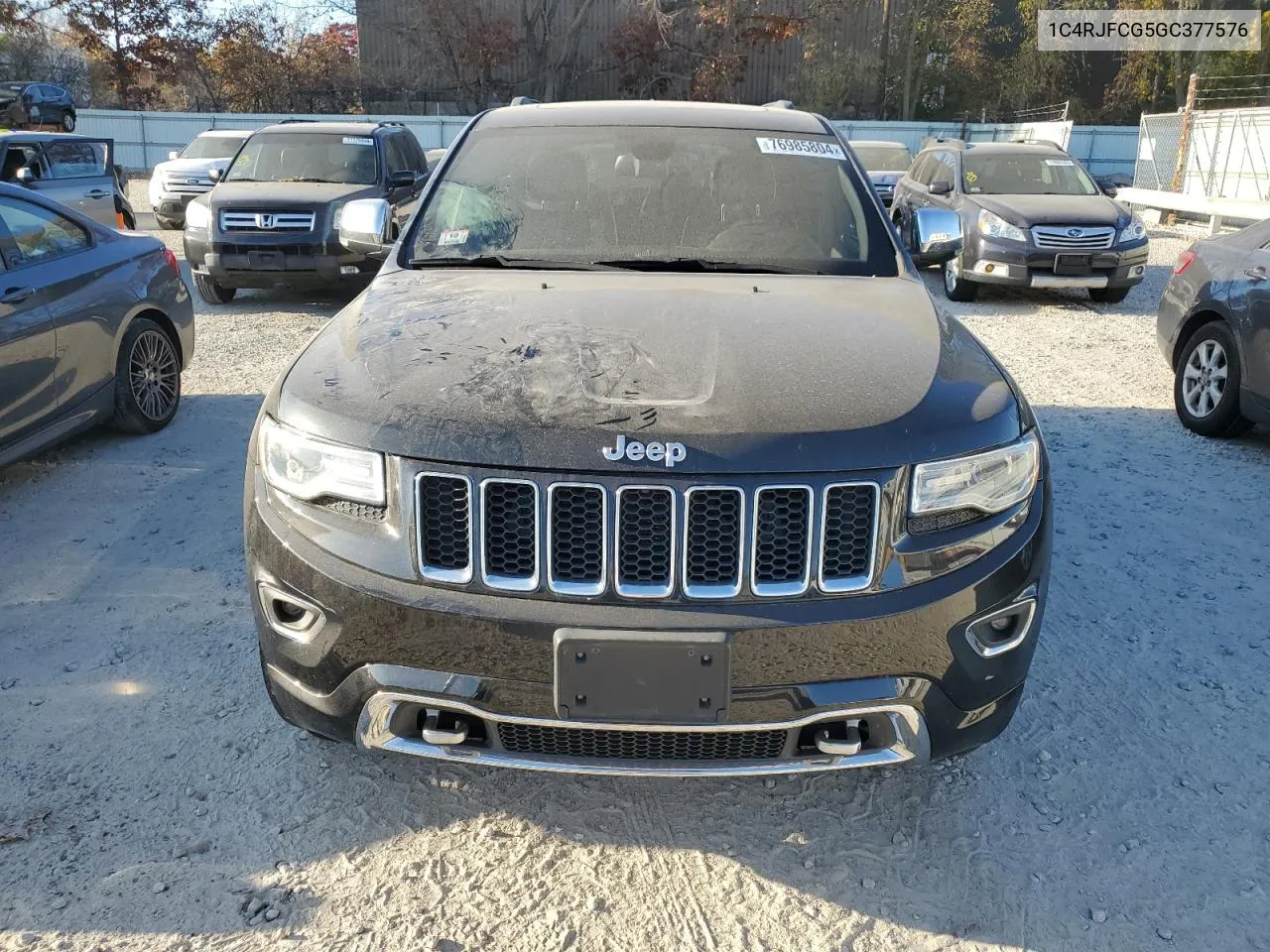 2016 Jeep Grand Cherokee Overland VIN: 1C4RJFCG5GC377576 Lot: 76985804