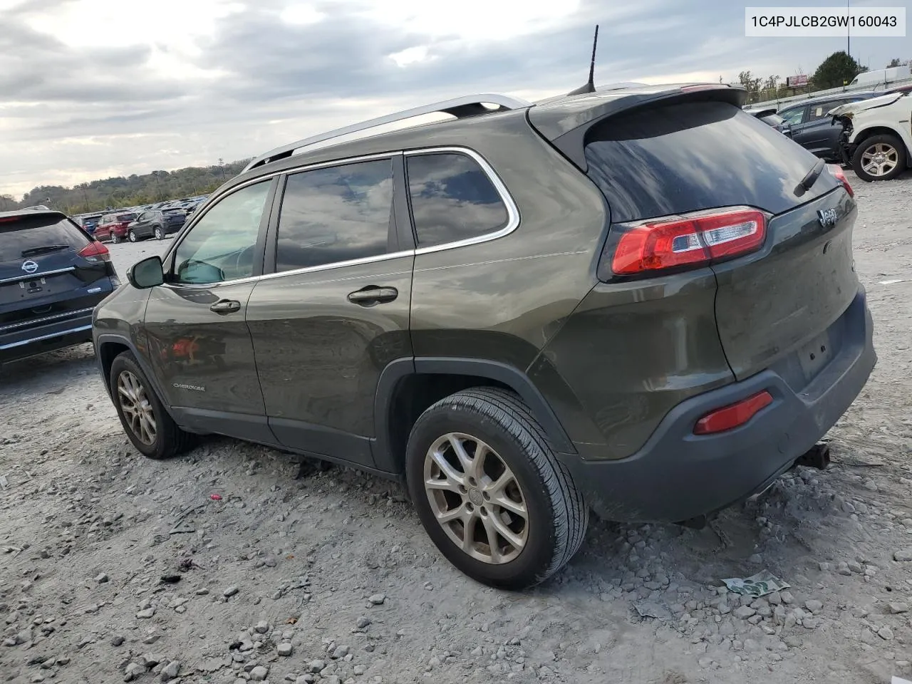 2016 Jeep Cherokee Latitude VIN: 1C4PJLCB2GW160043 Lot: 77021784