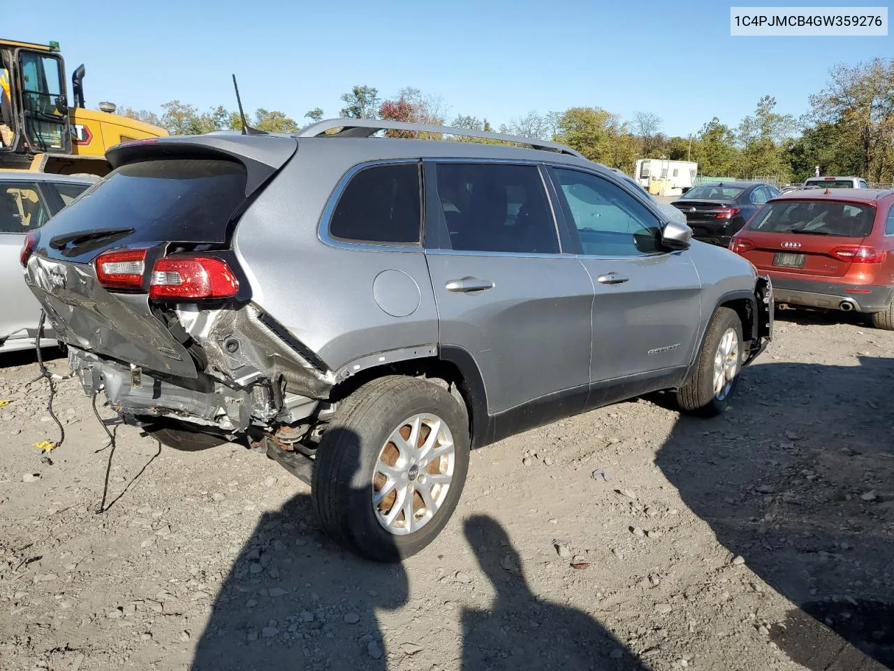 2016 Jeep Cherokee Latitude VIN: 1C4PJMCB4GW359276 Lot: 77127414