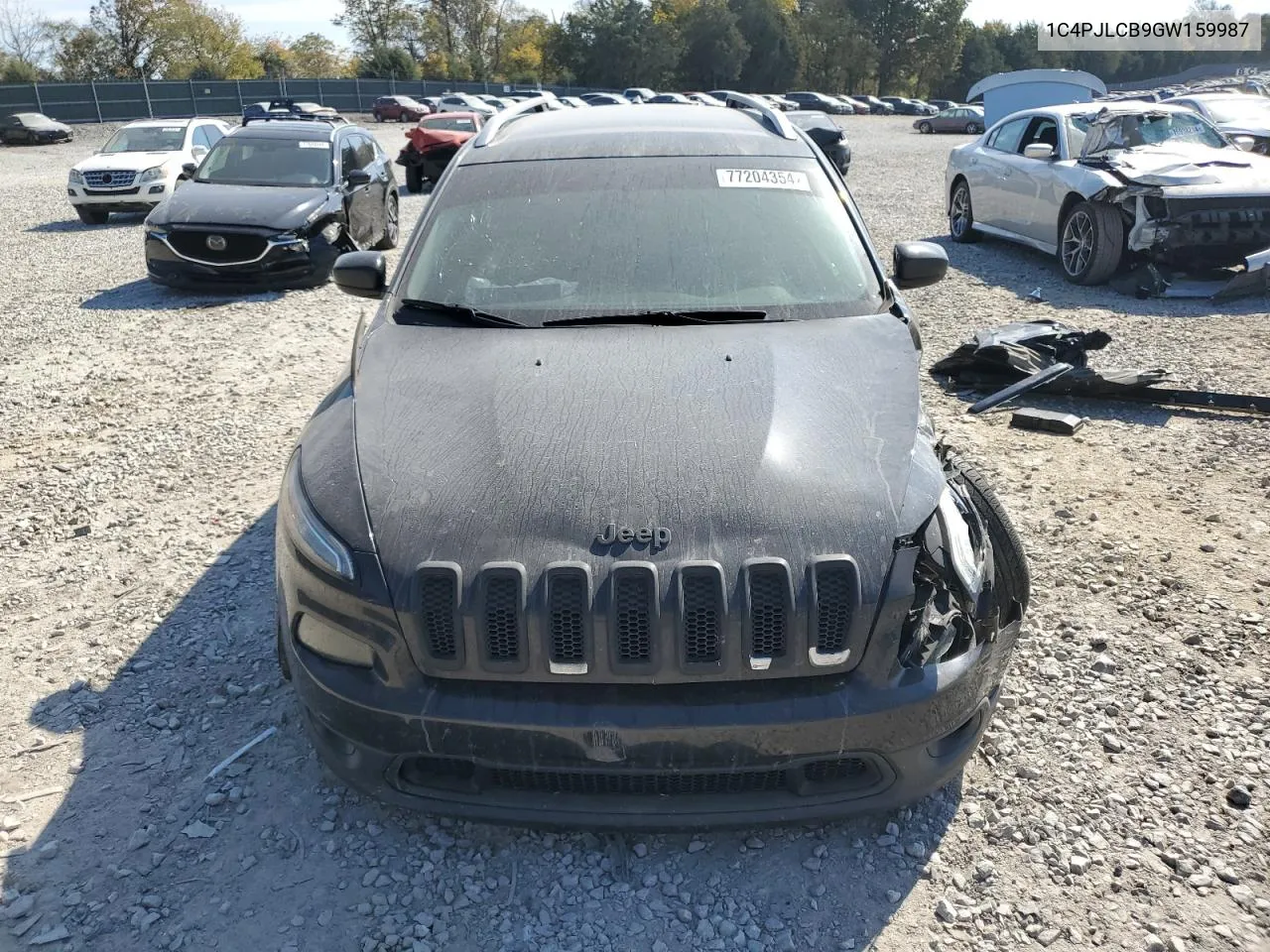 2016 Jeep Cherokee Latitude VIN: 1C4PJLCB9GW159987 Lot: 77204354