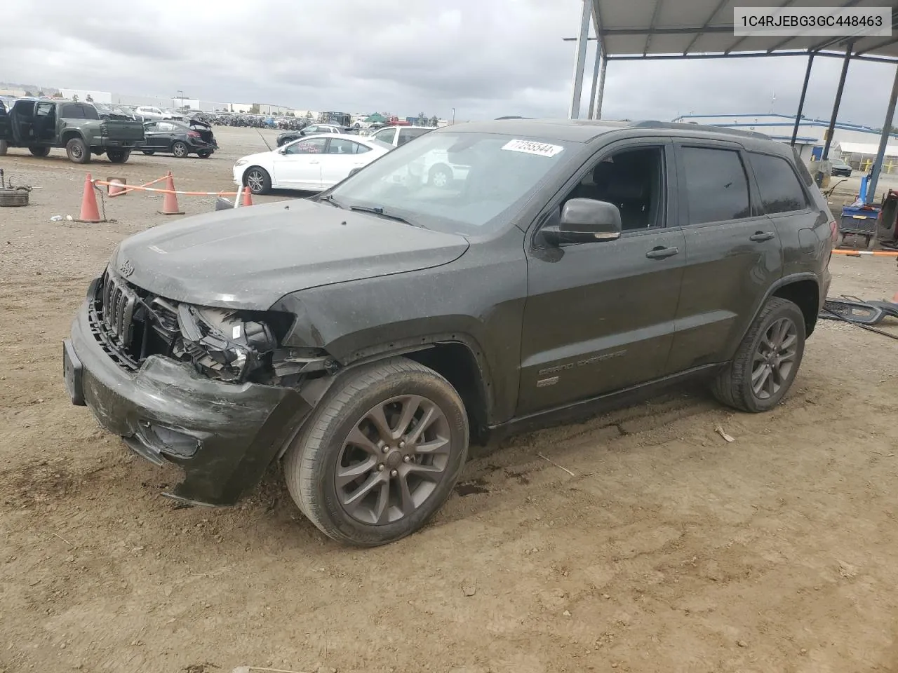 2016 Jeep Grand Cherokee Limited VIN: 1C4RJEBG3GC448463 Lot: 77255544