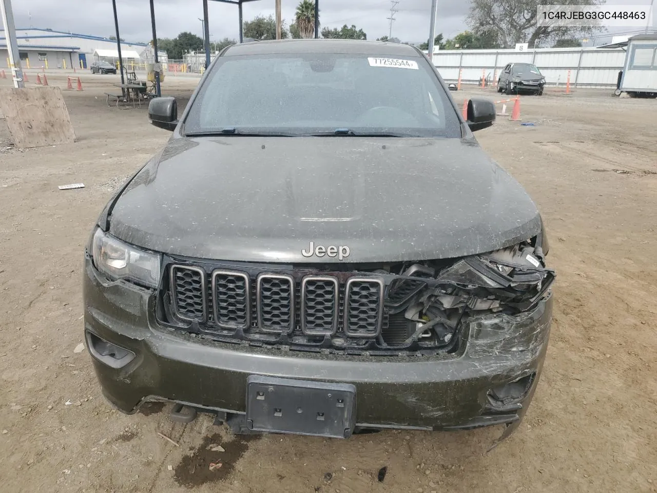 2016 Jeep Grand Cherokee Limited VIN: 1C4RJEBG3GC448463 Lot: 77255544