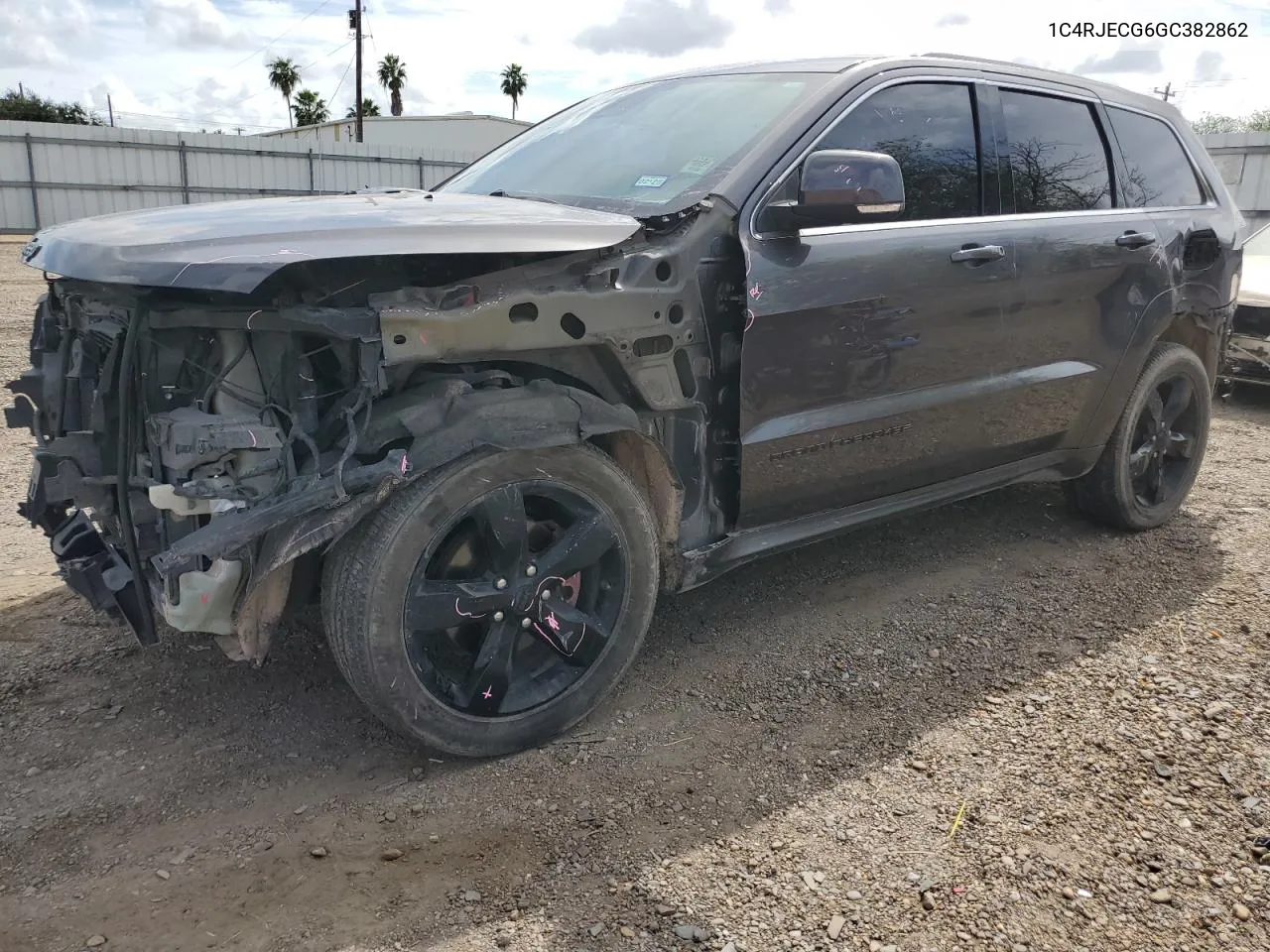 2016 Jeep Grand Cherokee Overland VIN: 1C4RJECG6GC382862 Lot: 77258764