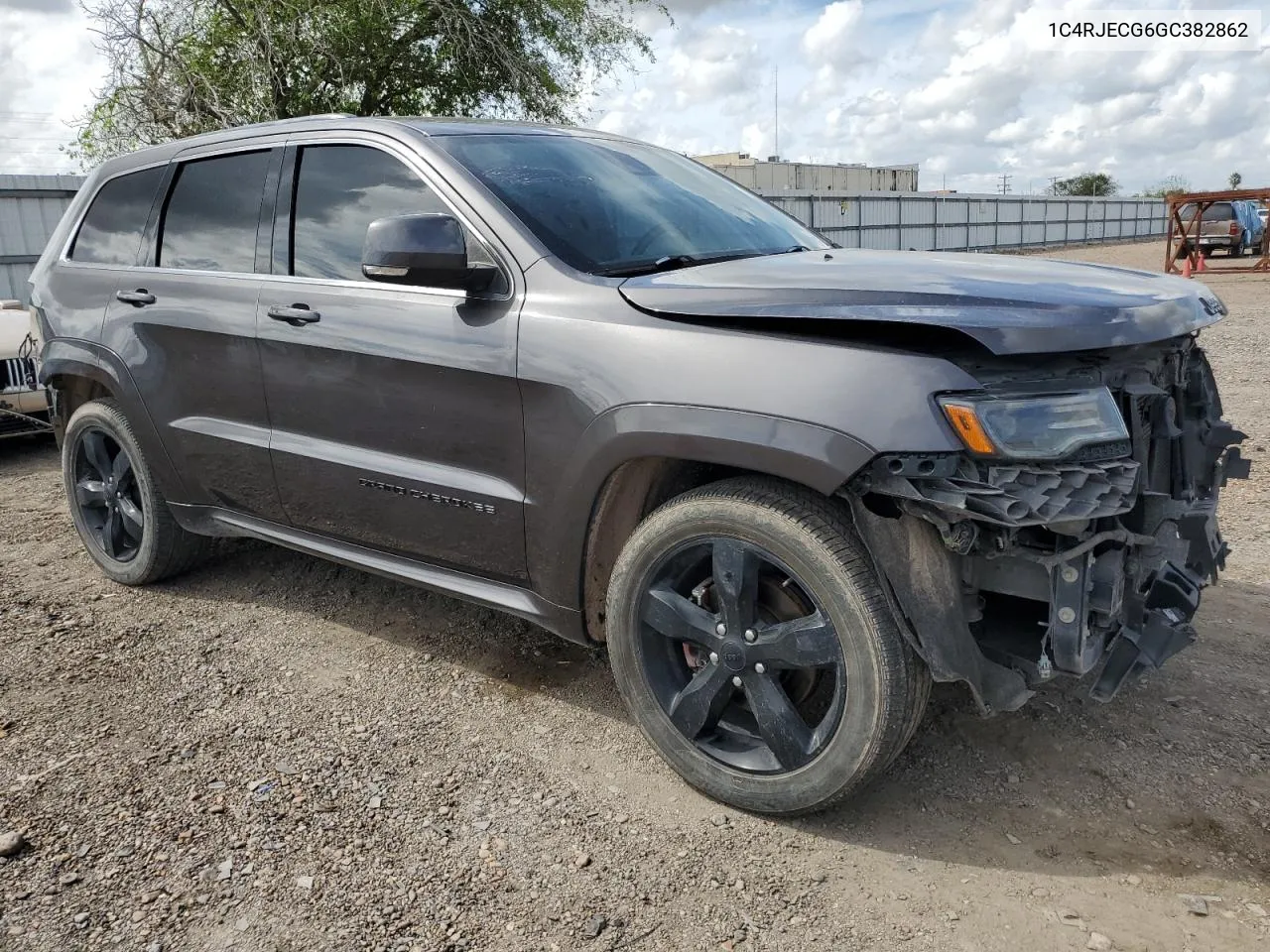 2016 Jeep Grand Cherokee Overland VIN: 1C4RJECG6GC382862 Lot: 77258764