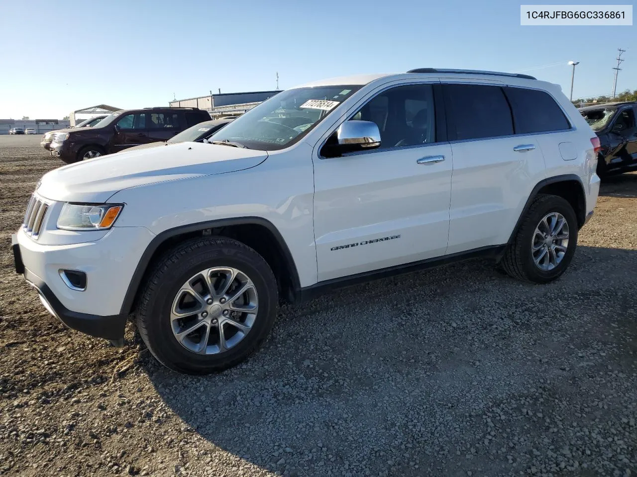 2016 Jeep Grand Cherokee Limited VIN: 1C4RJFBG6GC336861 Lot: 77276514