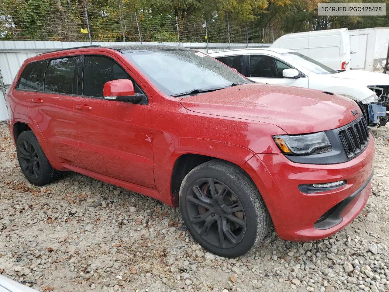 2016 Jeep Grand Cherokee Srt-8 VIN: 1C4RJFDJ2GC425478 Lot: 77412554