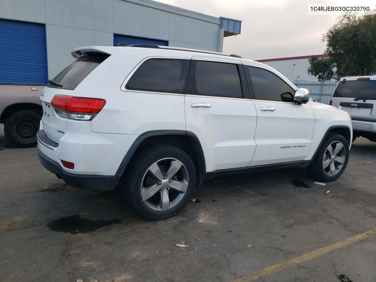 2016 Jeep Grand Cherokee Limited VIN: 1C4RJEBG3GC320790 Lot: 77442164