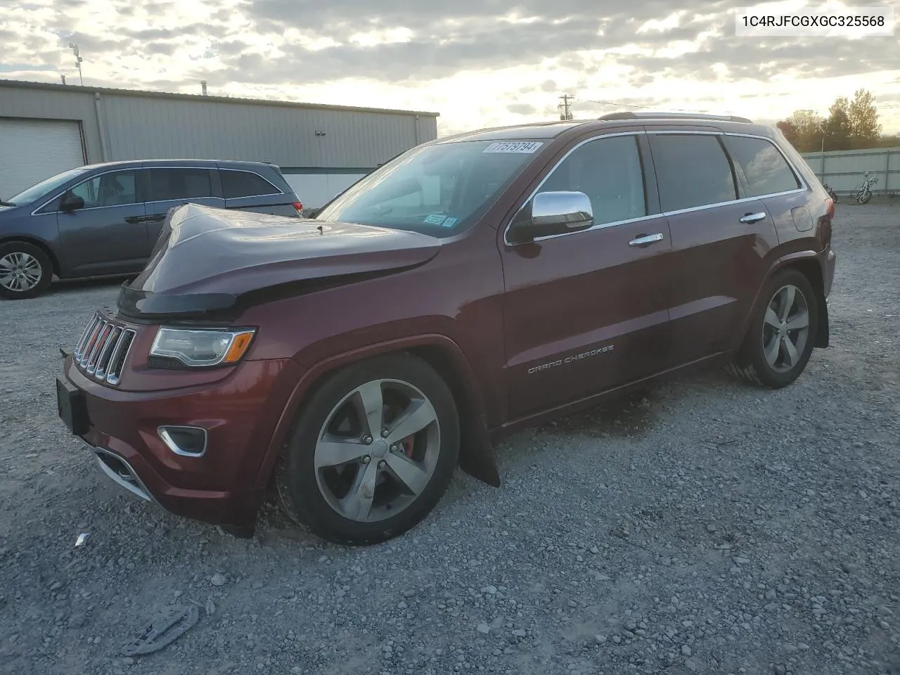 2016 Jeep Grand Cherokee Overland VIN: 1C4RJFCGXGC325568 Lot: 77579794