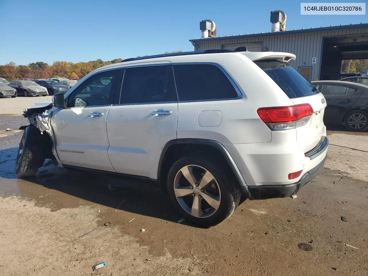 2016 Jeep Grand Cherokee Limited VIN: 1C4RJEBG1GC320786 Lot: 77624604